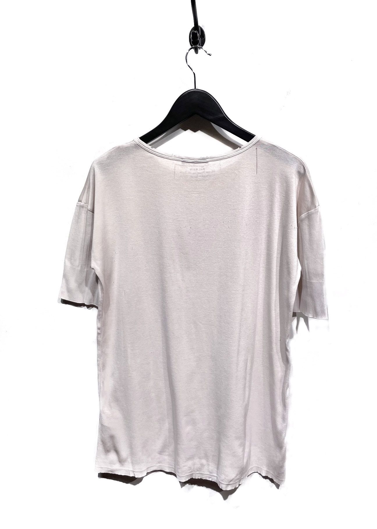 Balmain Balmain Light Pink Distressed Jersey T-shirt Size US S / EU 44-46 / 1 - 6 Thumbnail