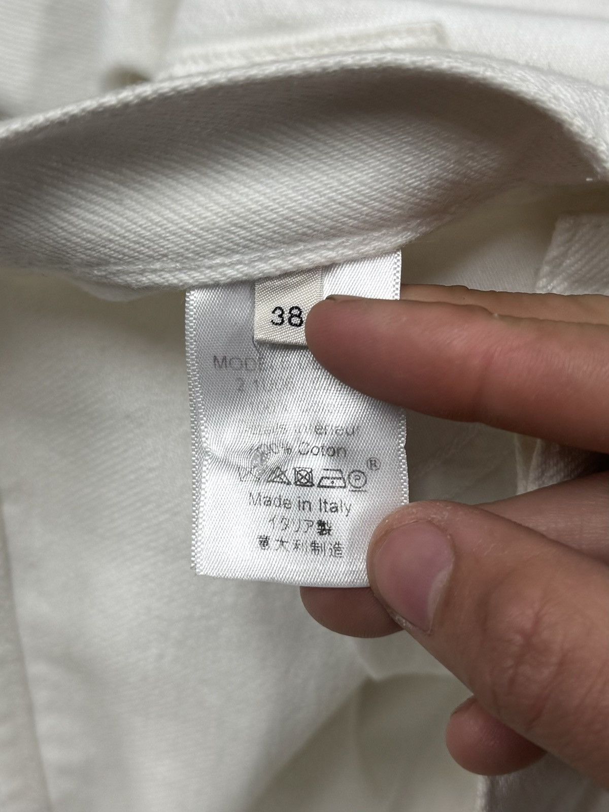 Celine Celine White ‘Raw Hem’ Slim/Skinny Denim Size US 28 / EU 44 - 5 Thumbnail