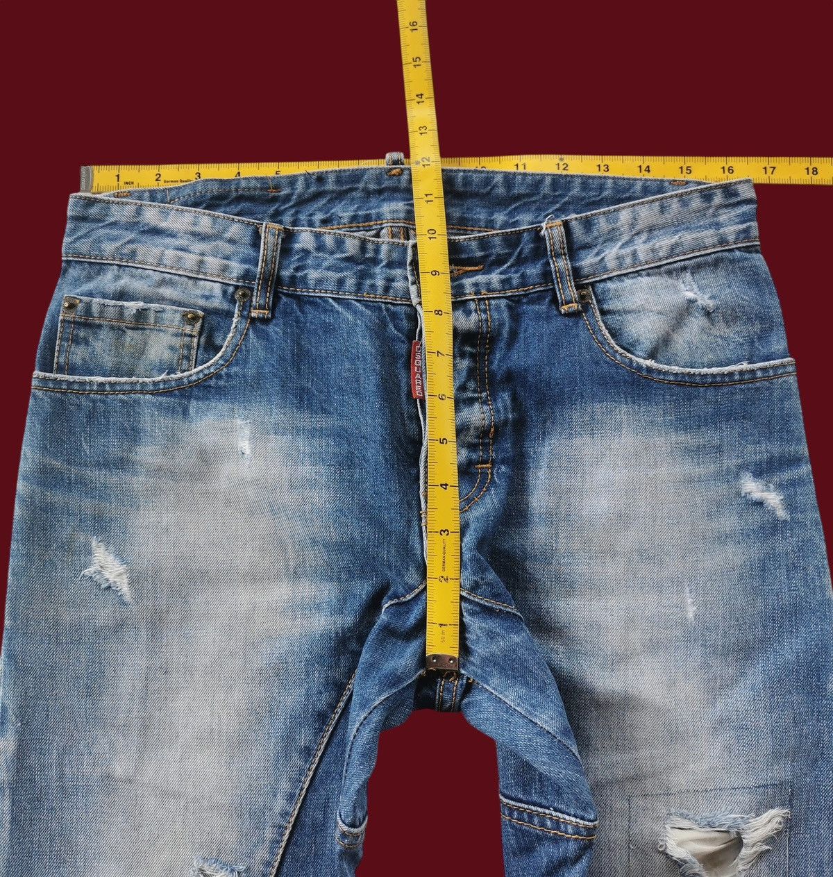 Dsquared2 Y2K Dsquared2 Punk Opium Vintage Jeans Made in Italy Size US 32 / EU 48 - 10 Thumbnail