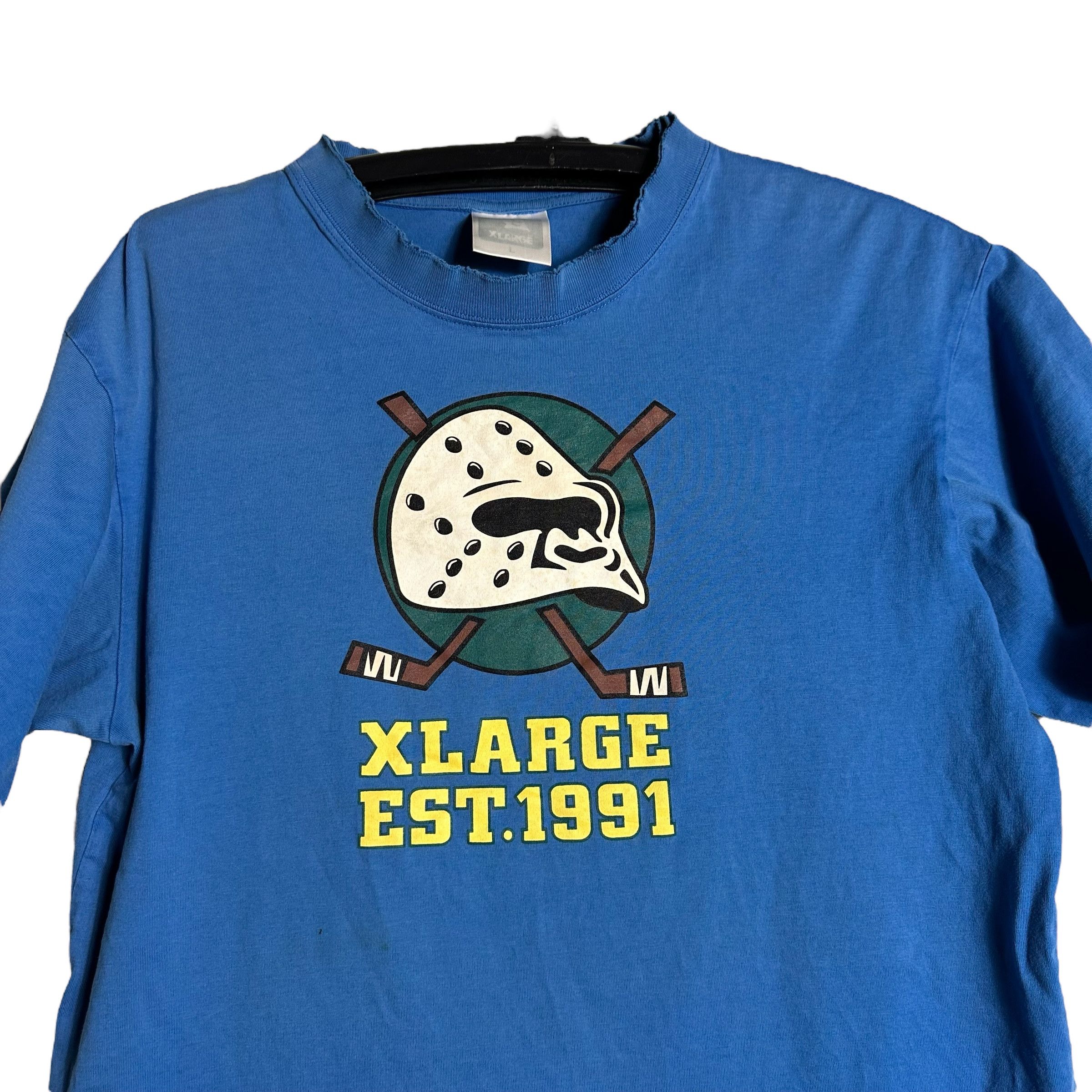 X-LARGE 🔥RARE🔥Vintage X Large Japanese Brand NHL Inspired T-shirt Size US L / EU 52-54 / 3 - 2 Thumbnail