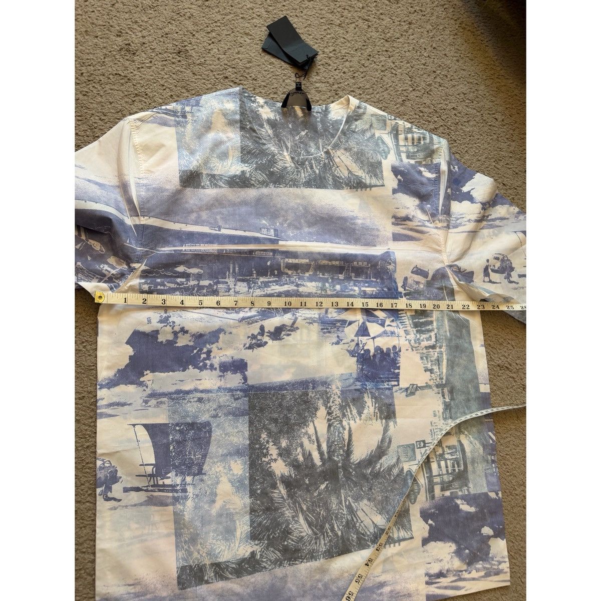 3.1 Phillip Lim 3.1 PHILLIP LIM BOXY POSTCARD PRINT WOVEN TOP Size US M / EU 48-50 / 2 - 18 Thumbnail
