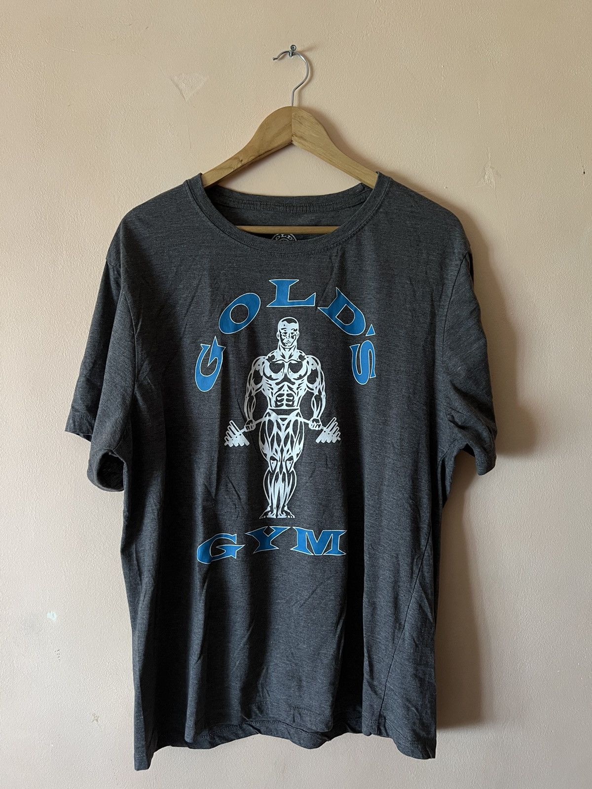 Band Tees × Other × Vintage GOLD’S GYM MUSCLE FIT GRAPHIC LOGO TEE T SHIRT MUSCLE ARNOLD Size US XL / EU 56 / 4 - 1 Thumbnail