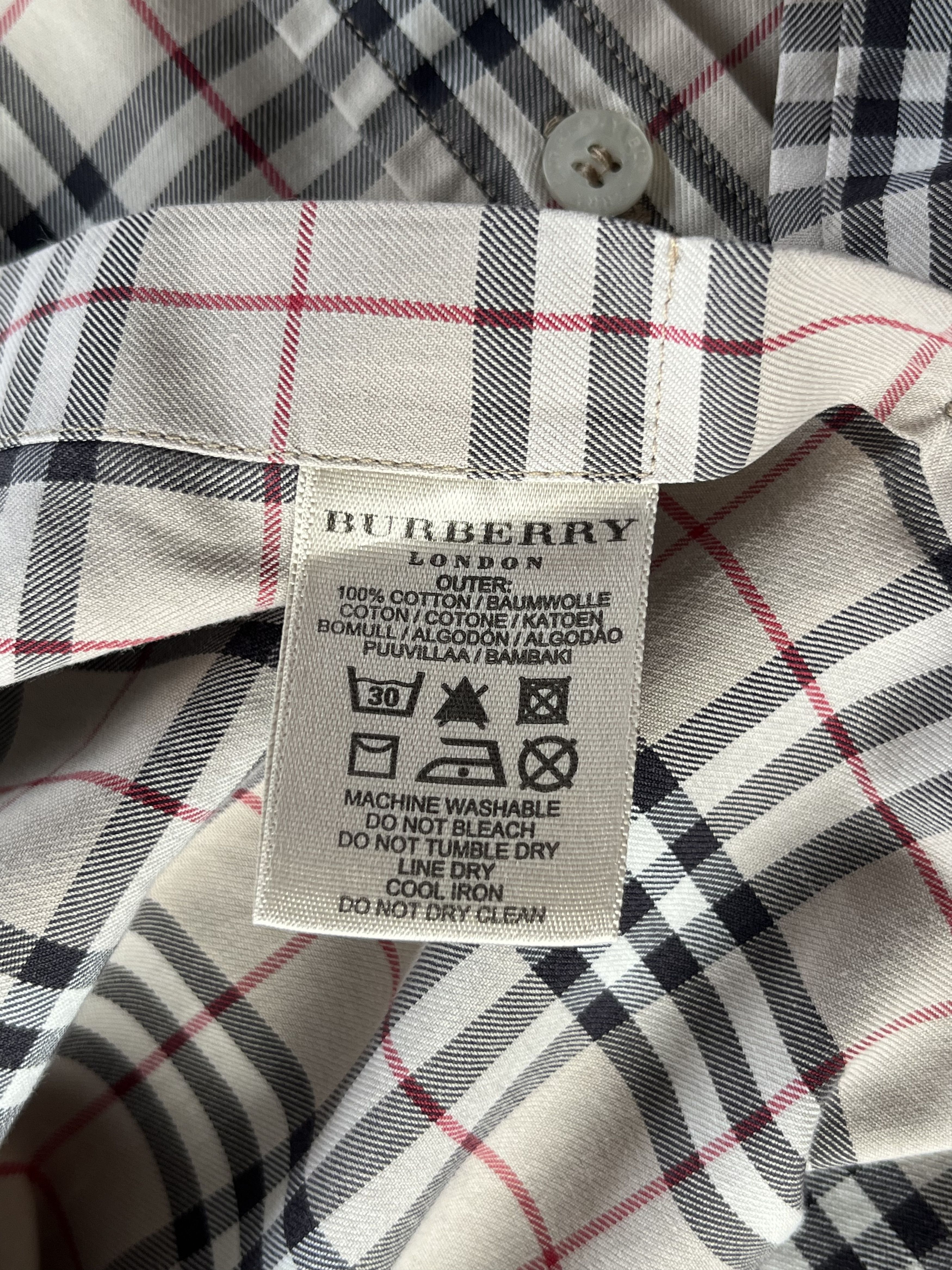 Burberry Luxury Shirt Burberry Monogram Slim Fit Made in Romania Size US M / EU 48-50 / 2 - 7 Thumbnail