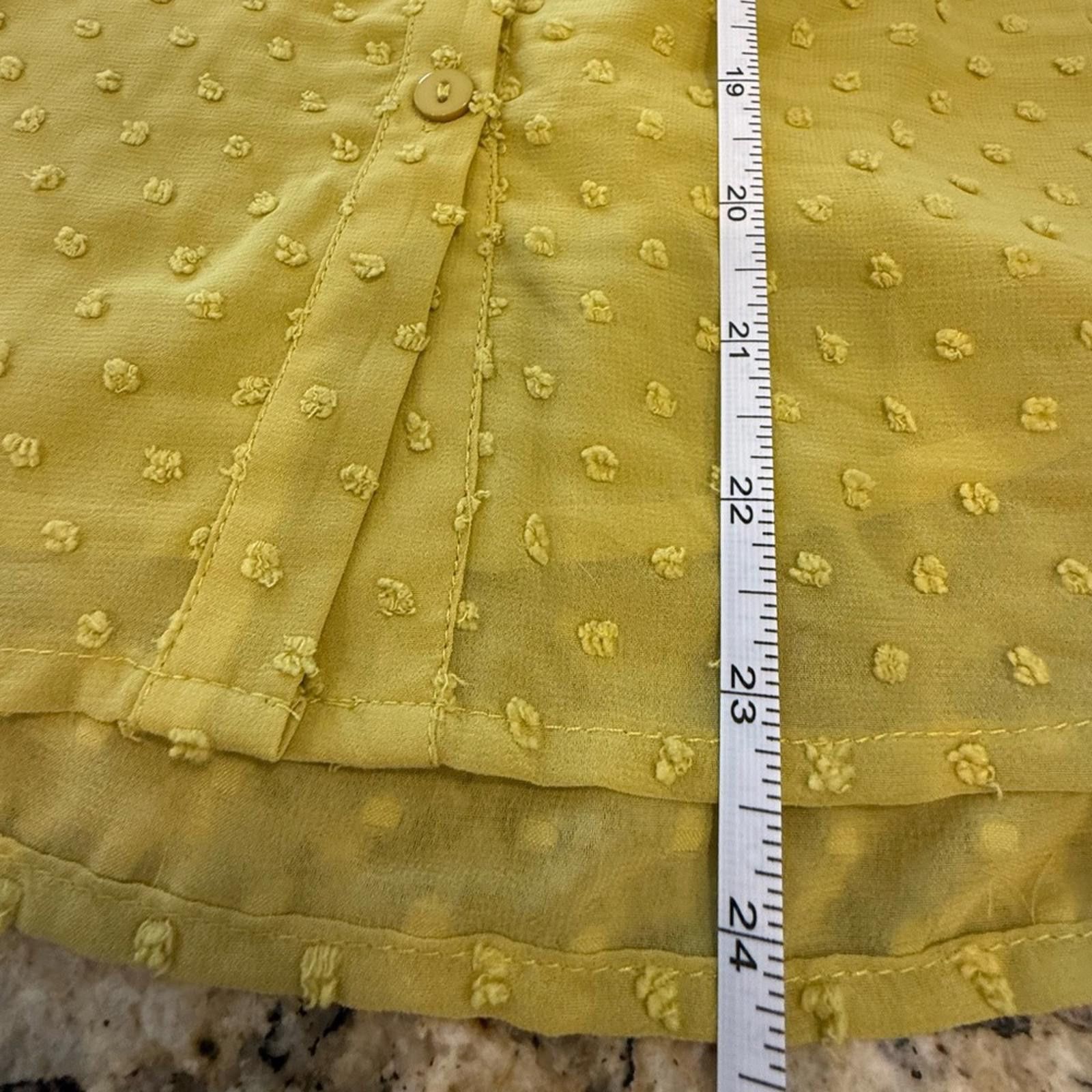 Other Wishlist Apparel mustard yellow Swiss dot sleeveless top M Size M / US 6-8 / IT 42-44 - 10 Thumbnail
