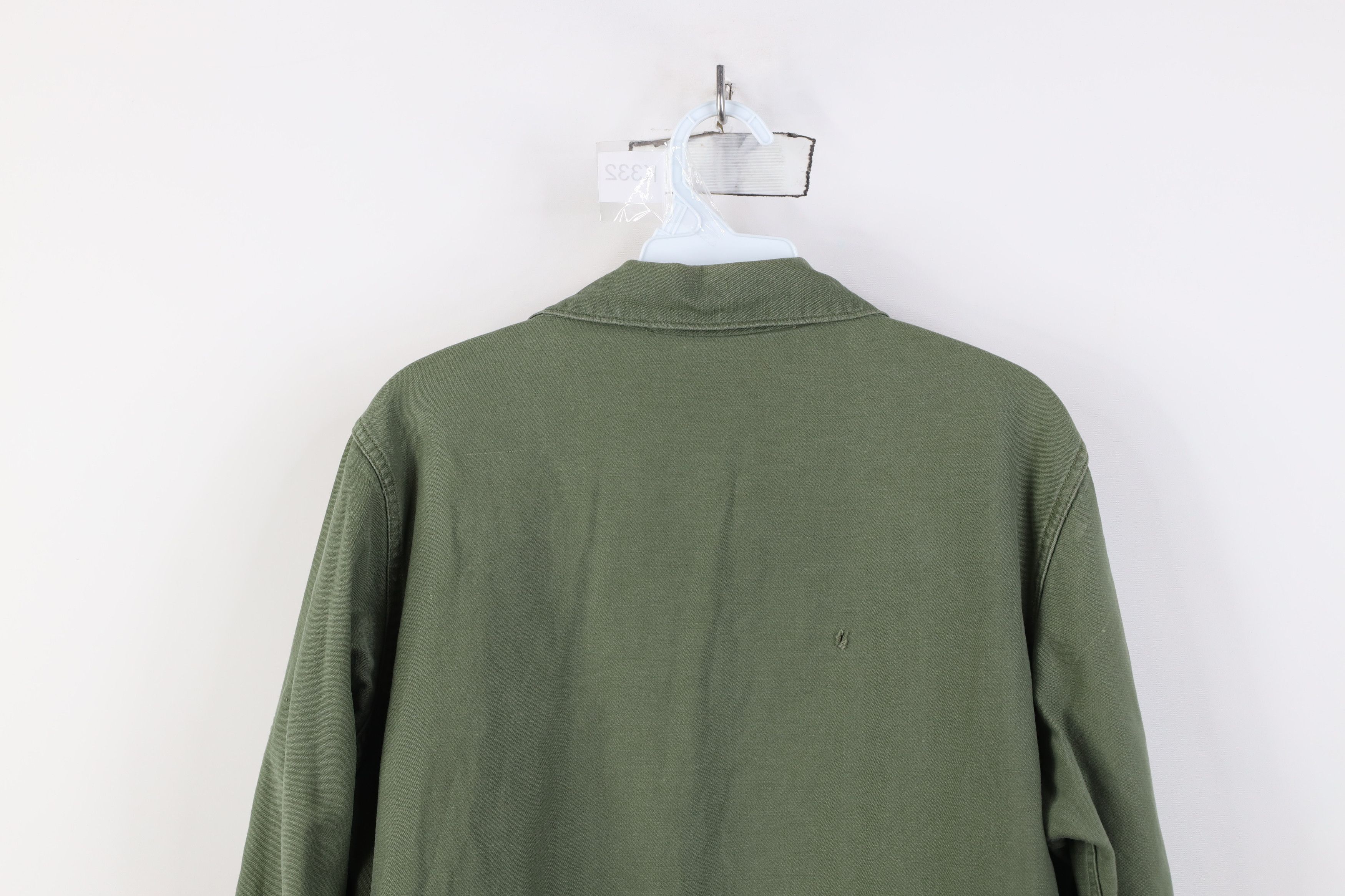 Vintage Vintage 60s 70s Vietnam War USGI Field Army Button Shirt USA Size US M / EU 48-50 / 2 - 15 Thumbnail
