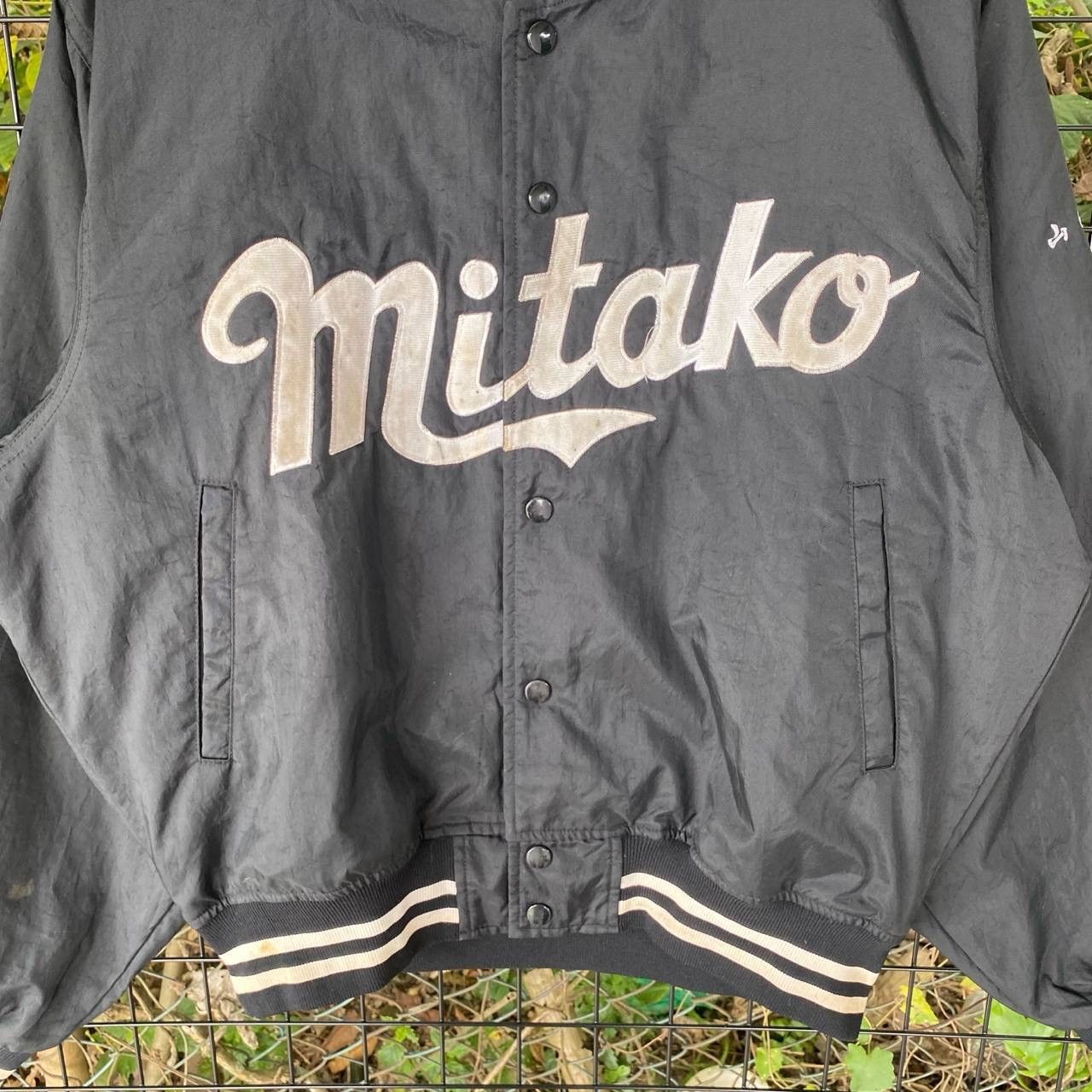 Japanese Brand Vtg Mitako Spellout Baseball Button Up Size US M / EU 48-50 / 2 - 3 Thumbnail