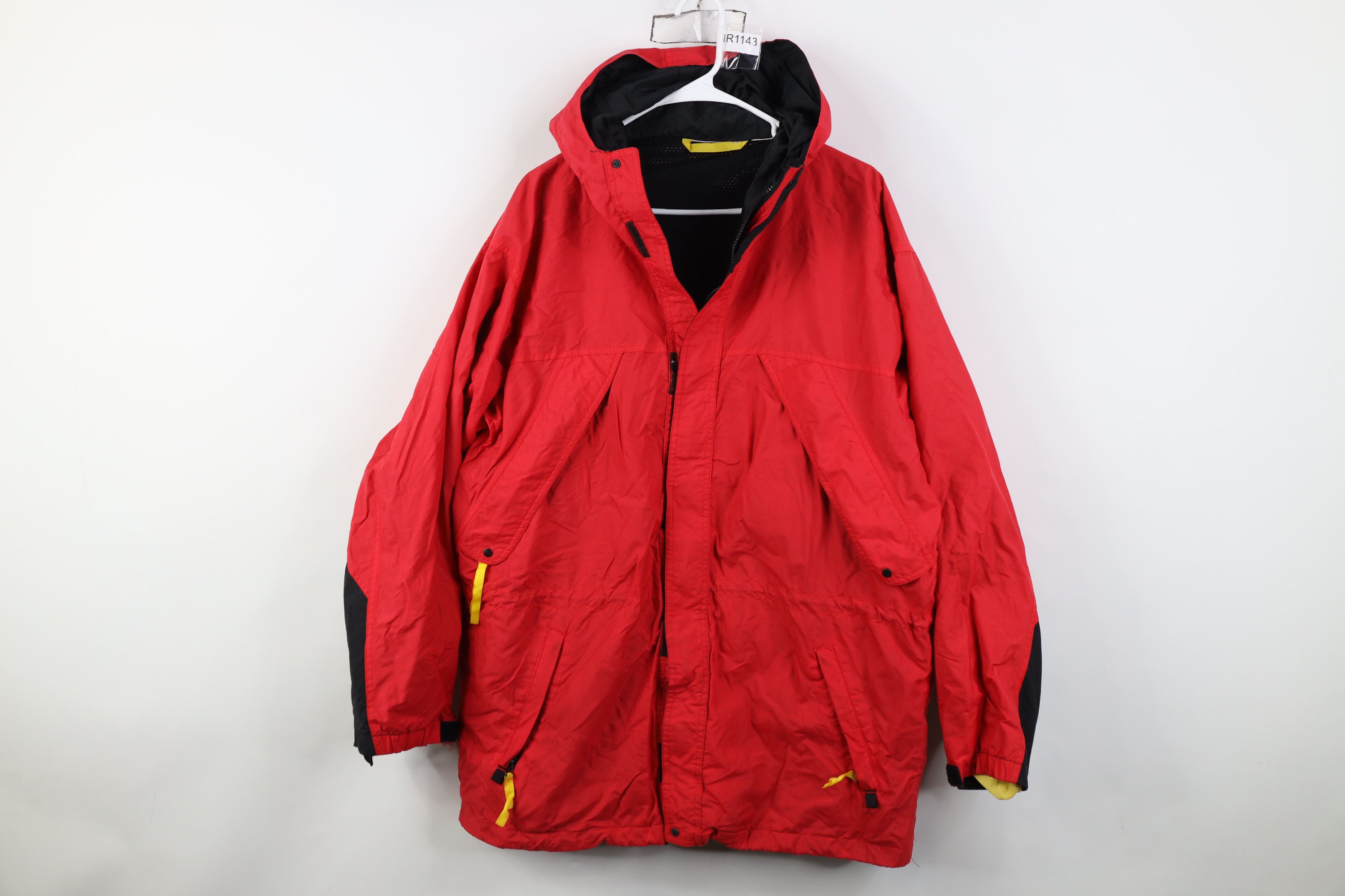 Marlboro Vintage 90s Marlboro Block Packable Hooded Parka Jacket Size US XXL / EU 58 / 5 - 1 Thumbnail