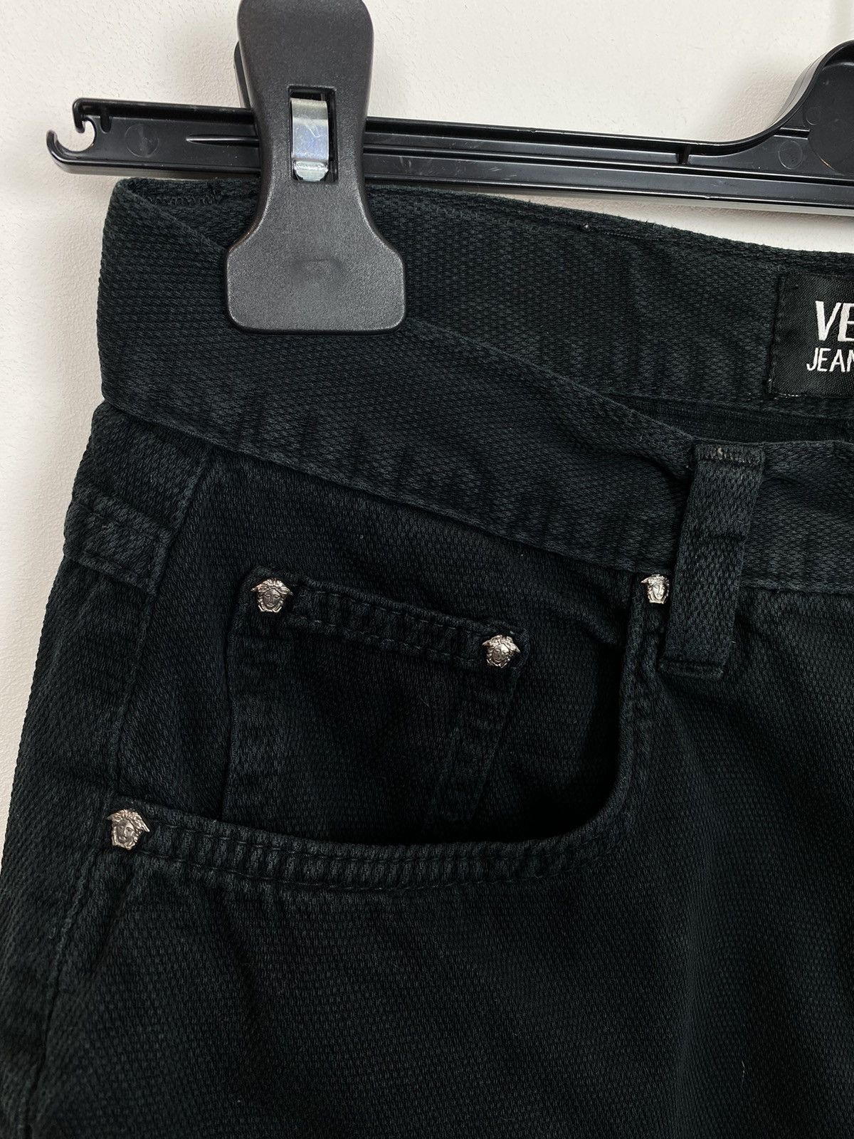 Versace Jeans Couture Vintage Versace Jeans Couture Black Jeans Denim Y2K Size US 30 / EU 46 - 5 Thumbnail