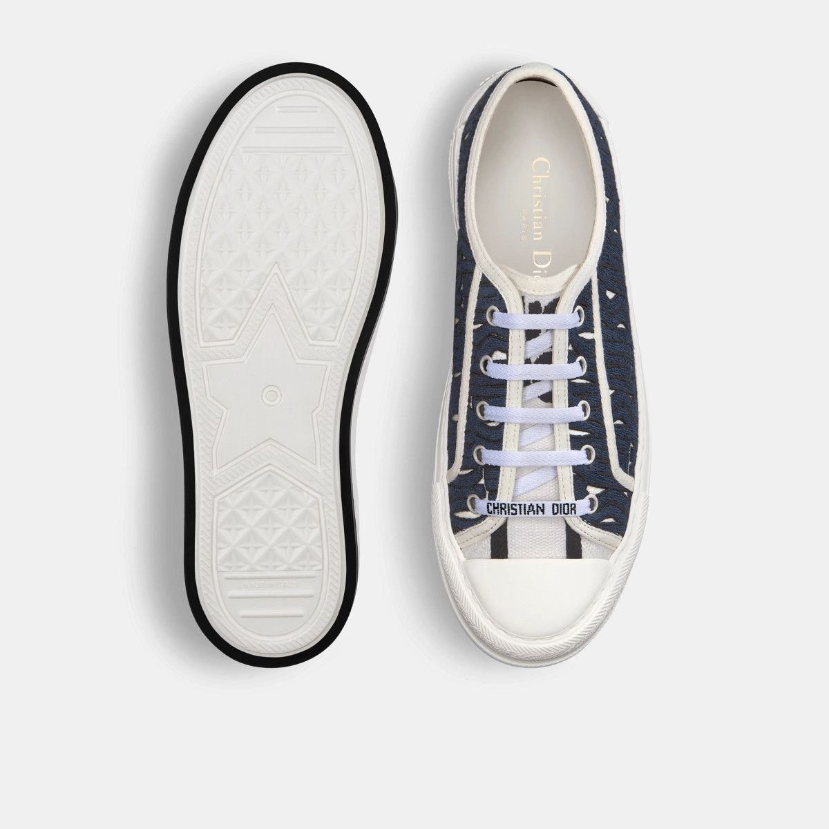 Dior o1bcso1str0226 Walk'n Platform Sneaker in White/Deep Blue Size US 10 / IT 40 - 4 Thumbnail
