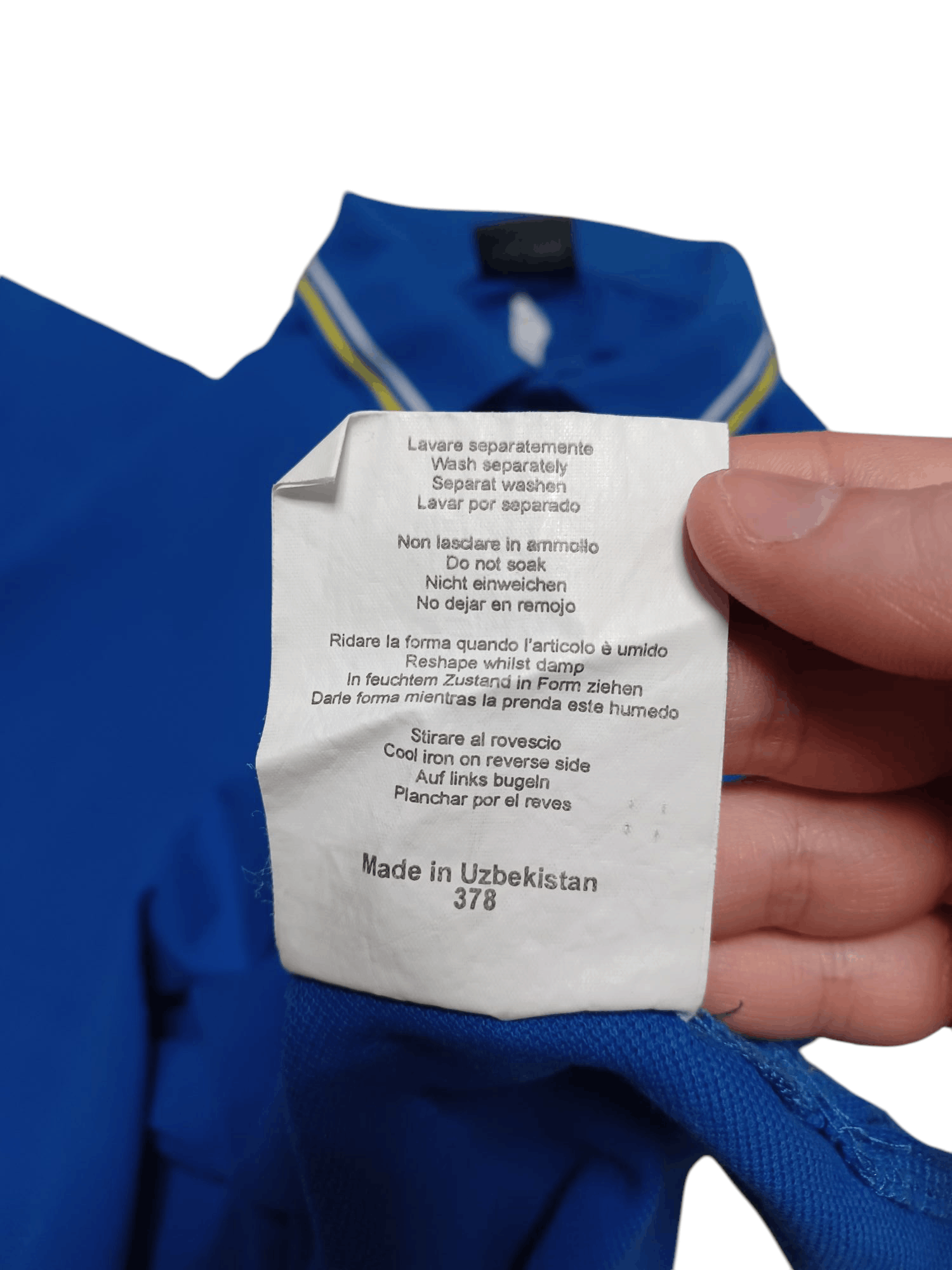 Macron LEEDS UNITED MACRON BIGLOGO VINTAGE SOCCER POLO SHIRT Size US L / EU 52-54 / 3 - 6 Thumbnail