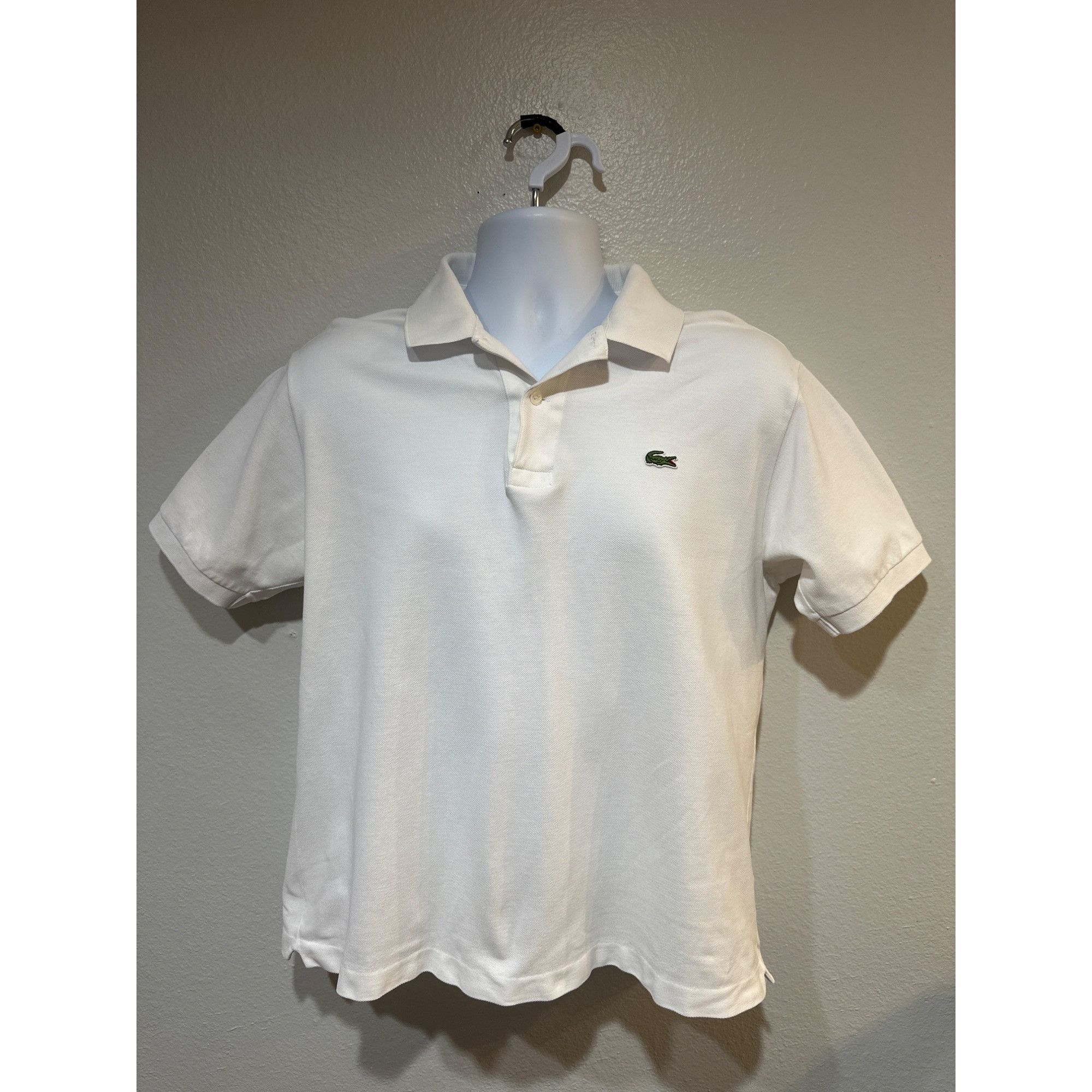Lacoste Lacoste Lg White Polo Shirt | Grailed