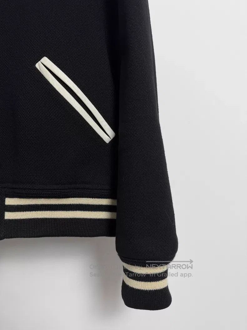 Saint Laurent Paris Saint Laurent Paris Black and White Patchwork Baseball Jac Size US M / EU 48-50 / 2 - 4 Thumbnail