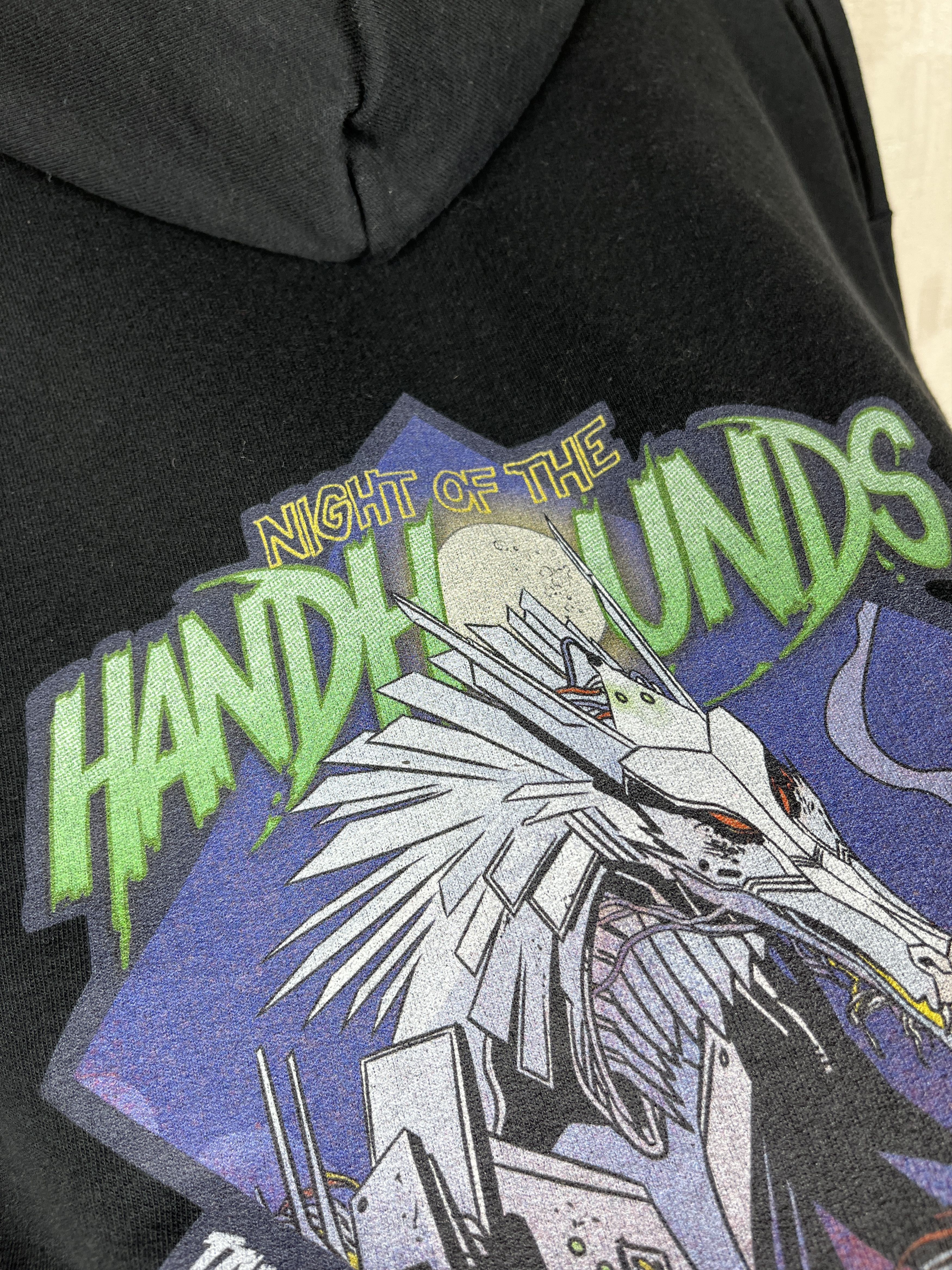 Hanes Vintage Night of the Handhounds Mecha Dragon Zip Hoodie Size US M / EU 48-50 / 2 - 6 Thumbnail