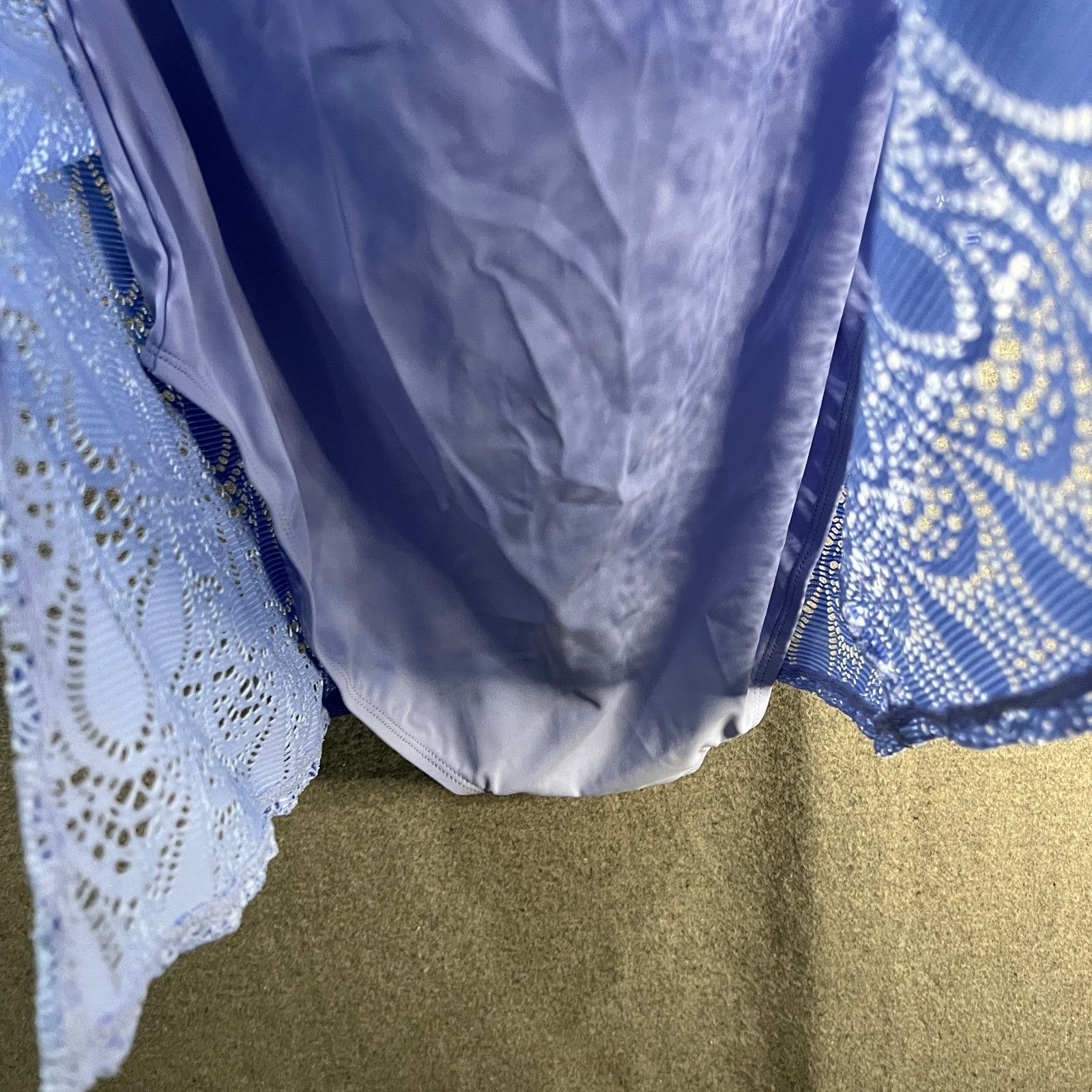 Denim & Co. Denim & Co. Beach Surplice Stretch Lace Swim Dres Size XL / US 12-14 / IT 48-50 - 12 Thumbnail