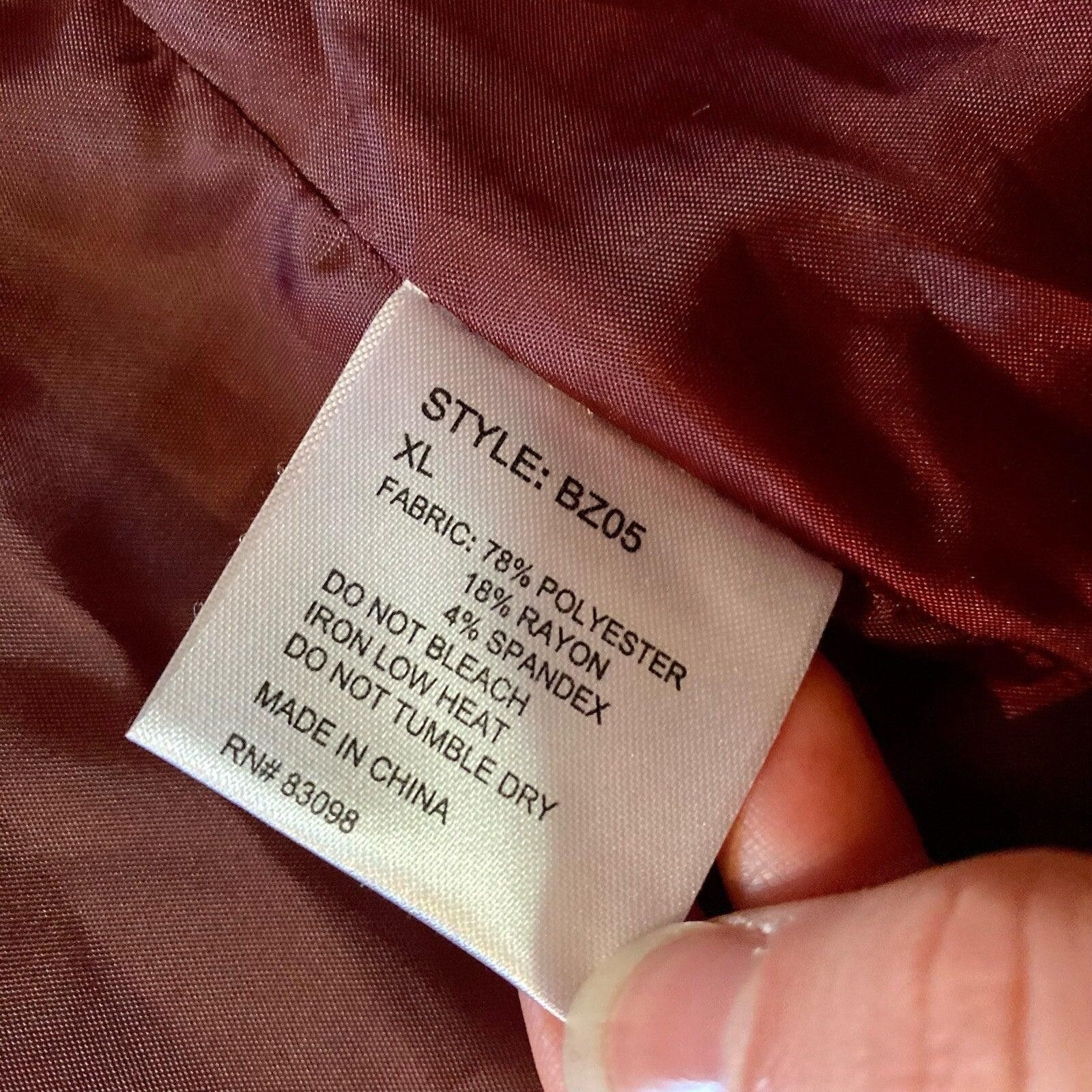 Other Ci Sono Outerwear Red Blazer Juniors XLarge Womens Medium Size M / US 6-8 / IT 42-44 - 12 Thumbnail