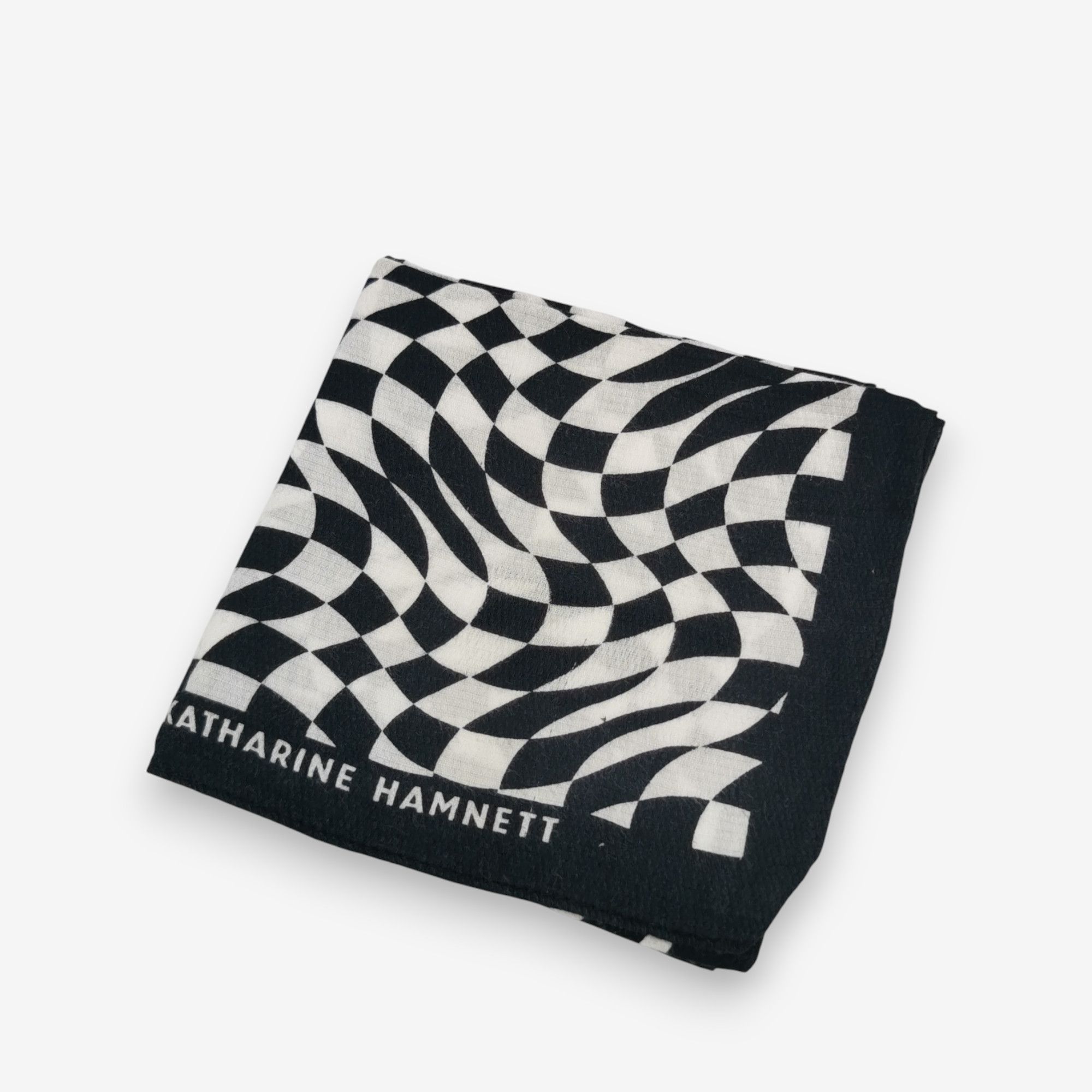 Katharine Hamnett London Vintage Katharine Hamnett Handkerchief Neckerchief Bandana Size ONE SIZE - 4 Thumbnail