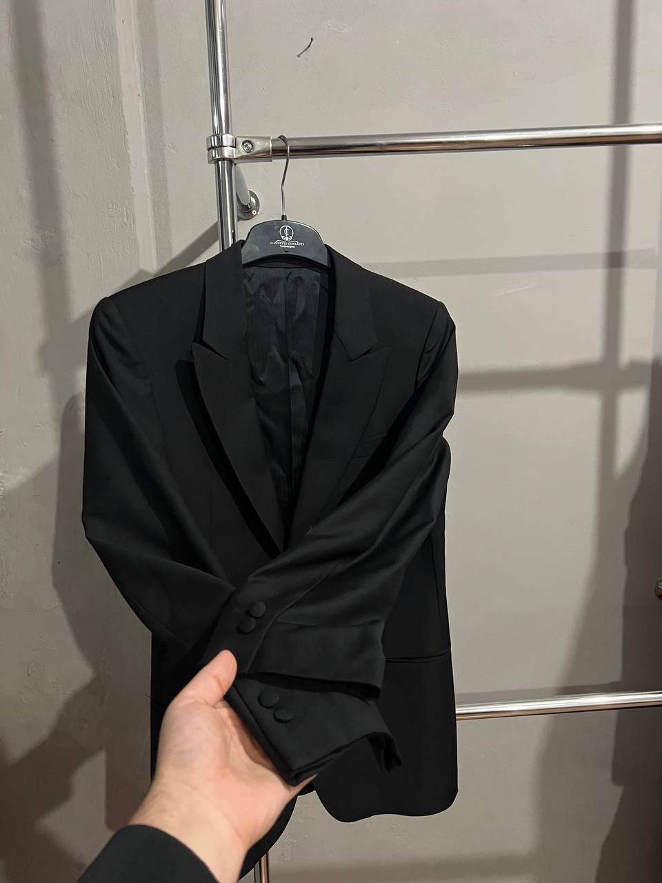 Balenciaga 2010 BALENCIAGA PARIS BY NICOLAS CHESQUIERE BUTTON BLAZER 48 Size 48S - 8 Thumbnail
