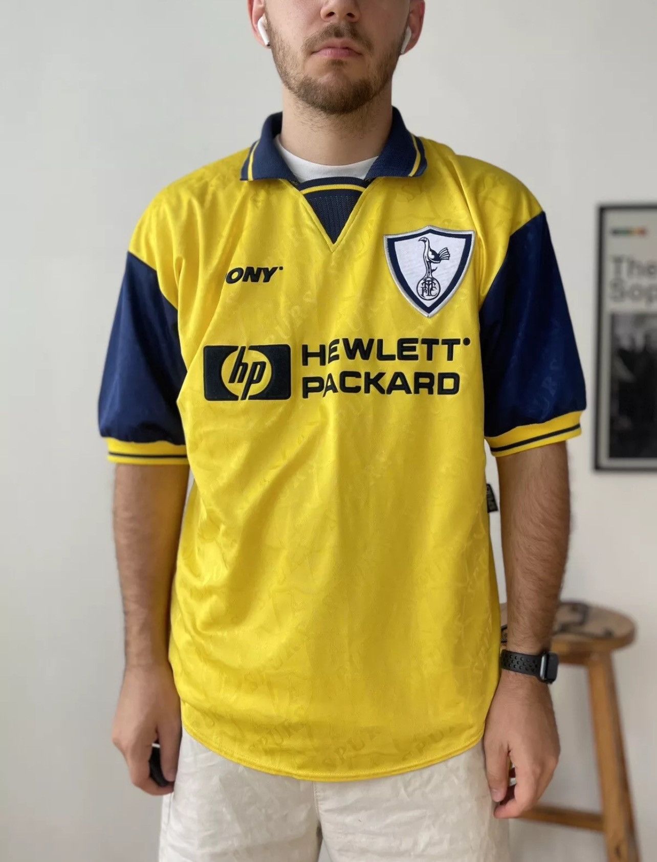 PONY TOTTENHAM HOTSPUR 1995 1996 Third Football Shirt Jersey PONY Size US L / EU 52-54 / 3 - 1 Thumbnail