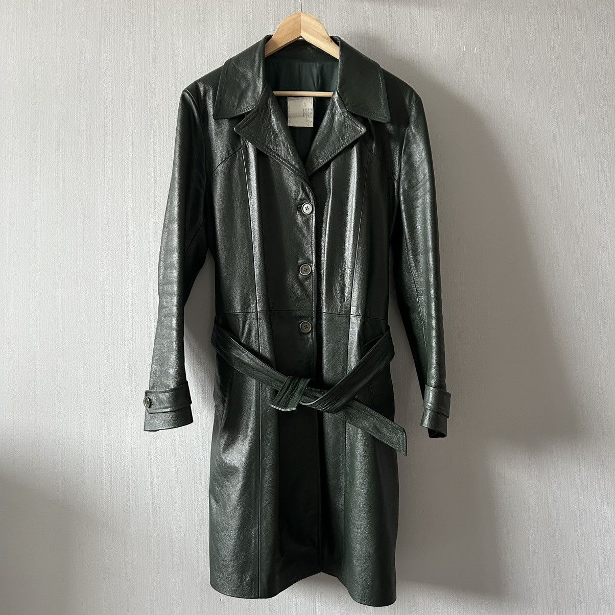 Alexander McQueen Alexander McQueen AW1997 Jungle Runway Leather Coat Maxim Size US M / EU 48-50 / 2 - 4 Thumbnail