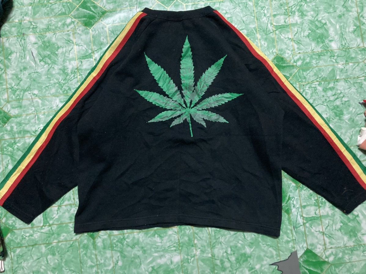 Designer Wonder Wall Marijuana Long sleeve T-shirt Size US L / EU 52-54 / 3 - 3 Thumbnail