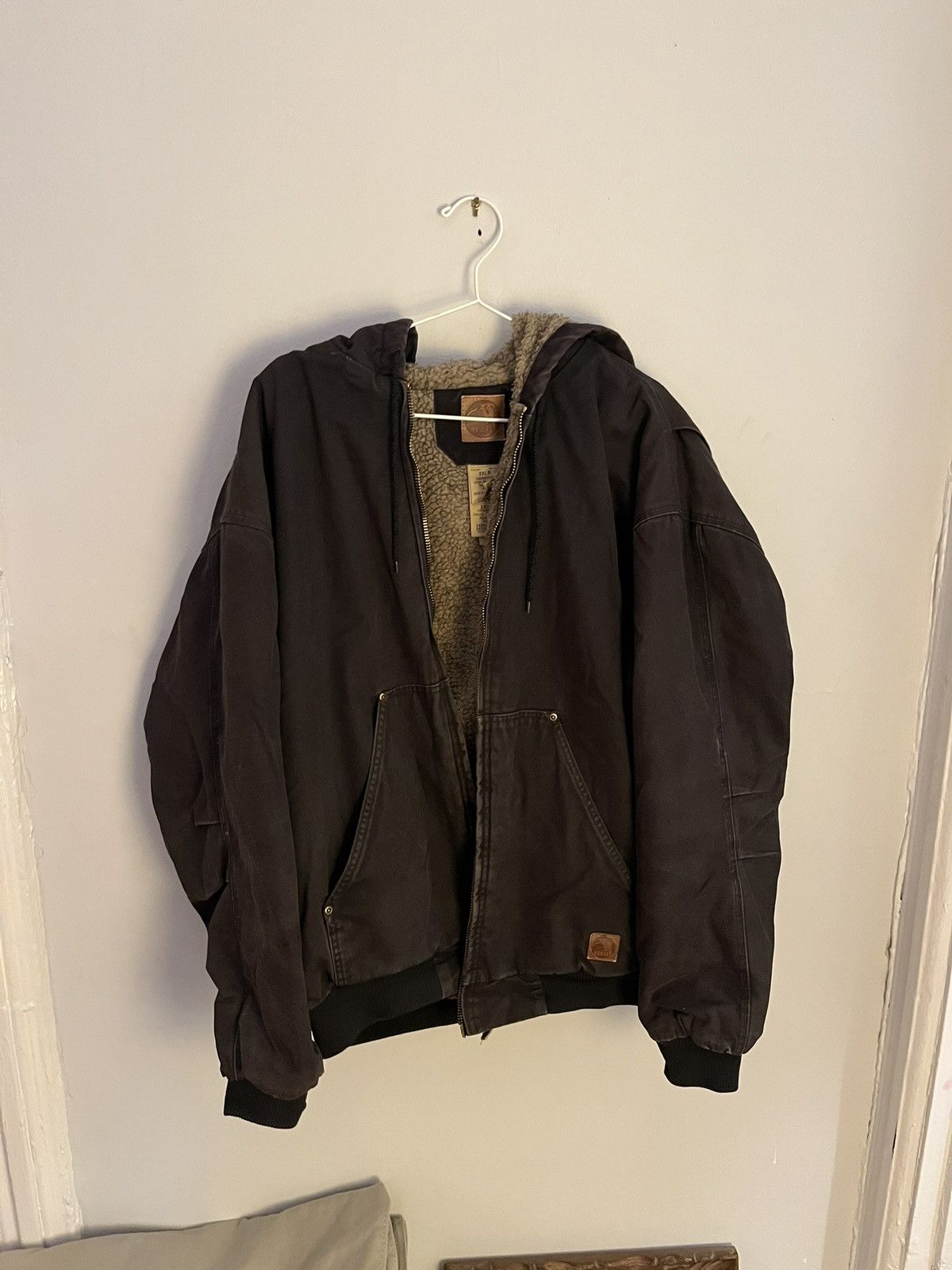 Vintage Black Berne Jacket Size US L / EU 52-54 / 3 - 1 Thumbnail