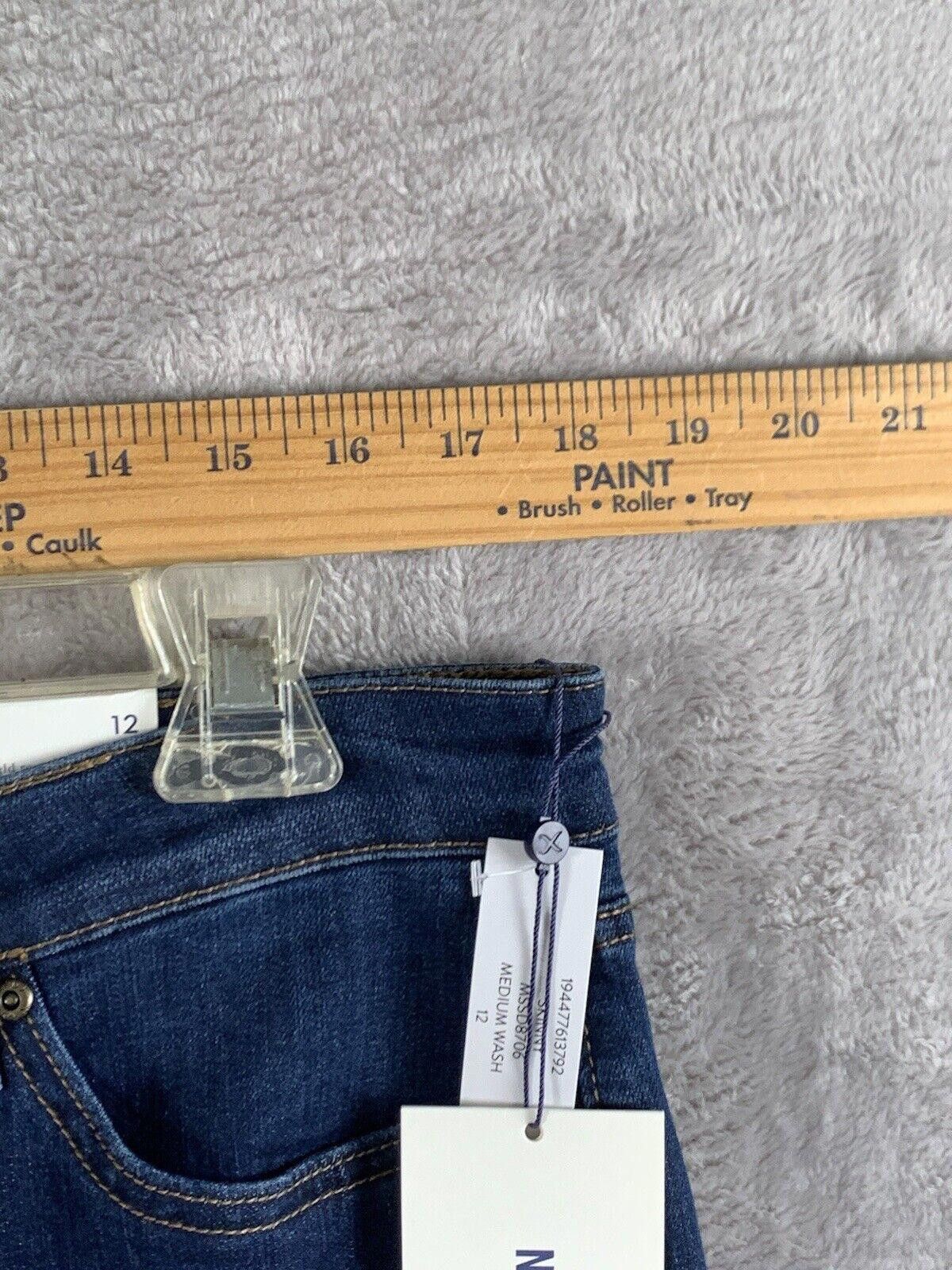 NYDJ NYDJ 12 Jeans NWT Blue Skinny LIFTXTUCK $99 MSRP Size 34" / US 12 / IT 48 - 7 Thumbnail