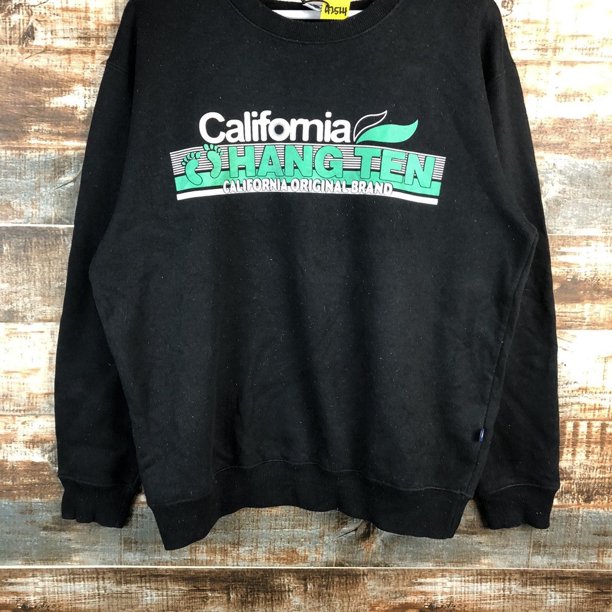 Hang Ten Hang Ten Black Sweatshirt #A2514 Size US L / EU 52-54 / 3 - 3 Thumbnail