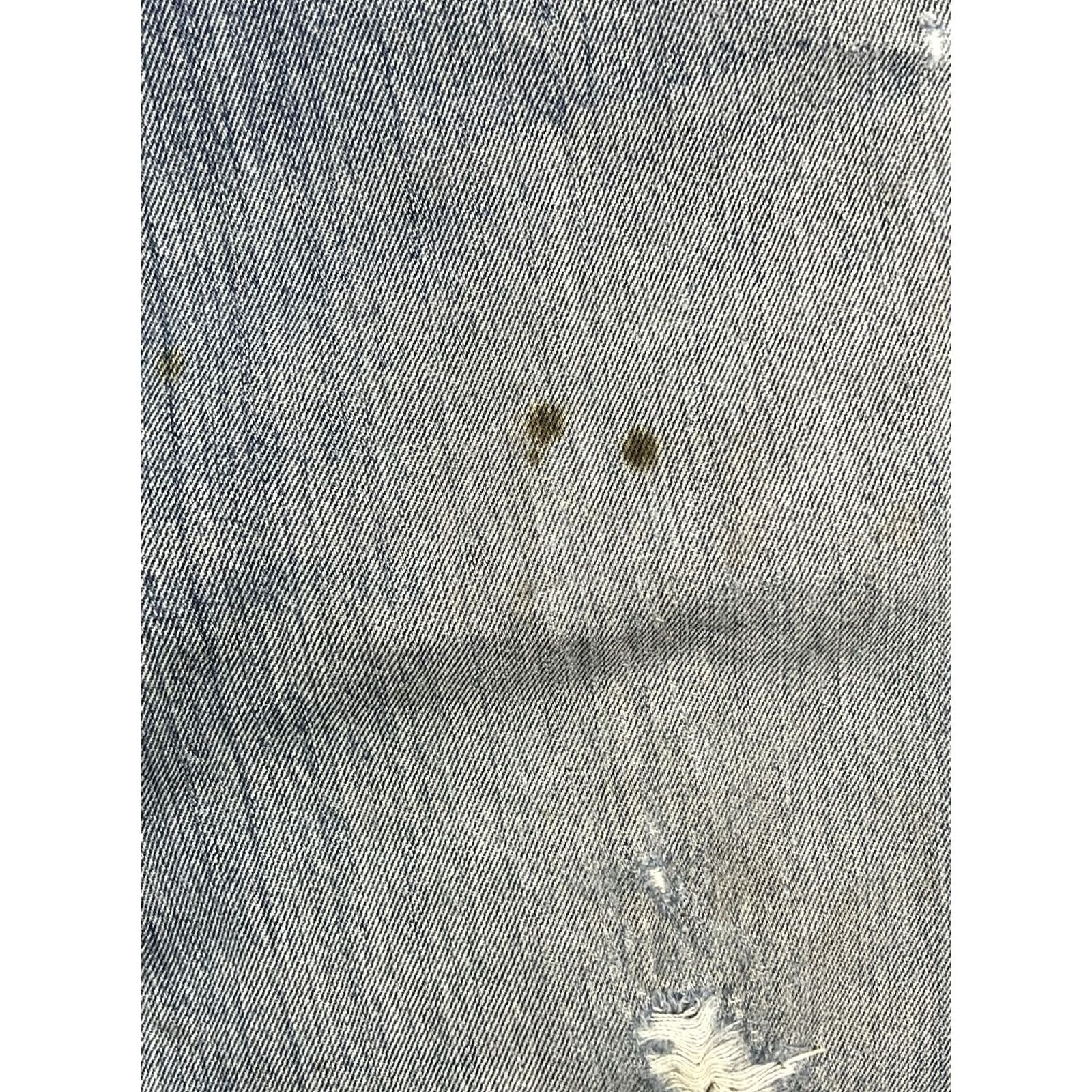 Levi's VINTAGE Levi’s 501 Jeans Men’s Straight Light Wash Distressed Size 34x36 Denim Jeans USA 90s Size US 34 / EU 50 - 7 Thumbnail