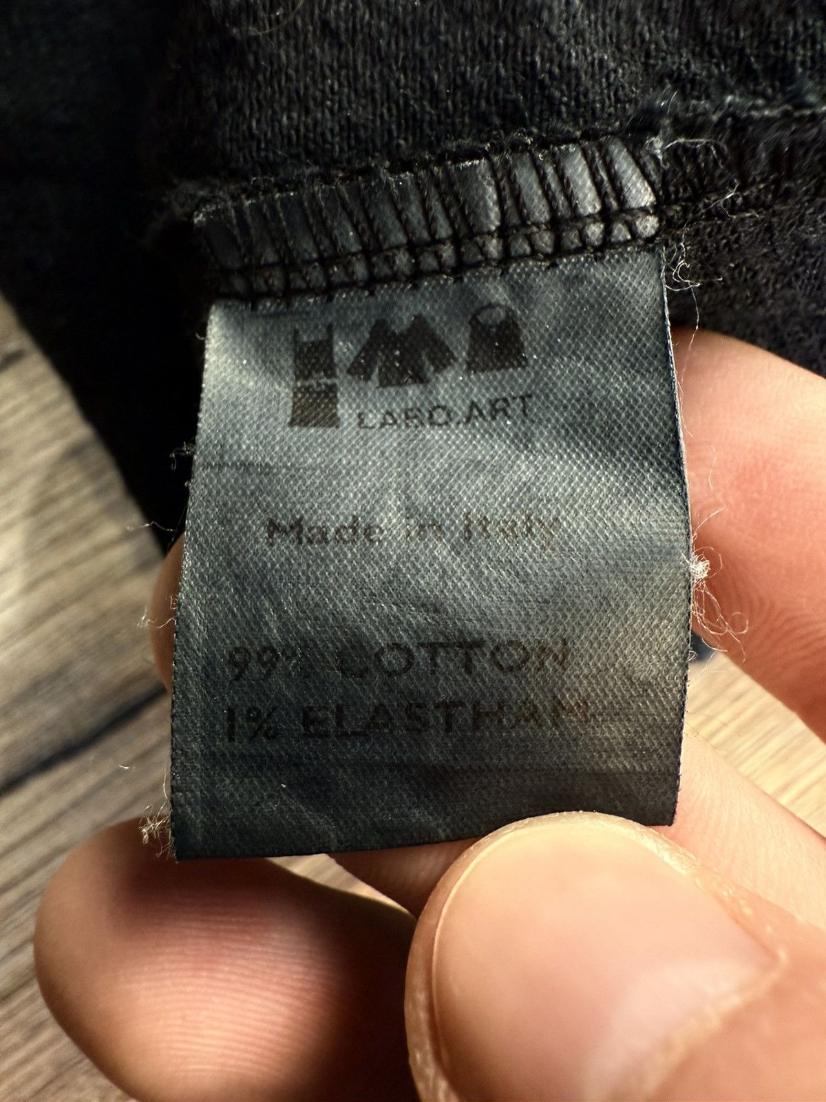 Other LABO.ART Black Cotton Elastic Waist Pants Size 1 Size 28" / US 6 / IT 42 - 8 Thumbnail