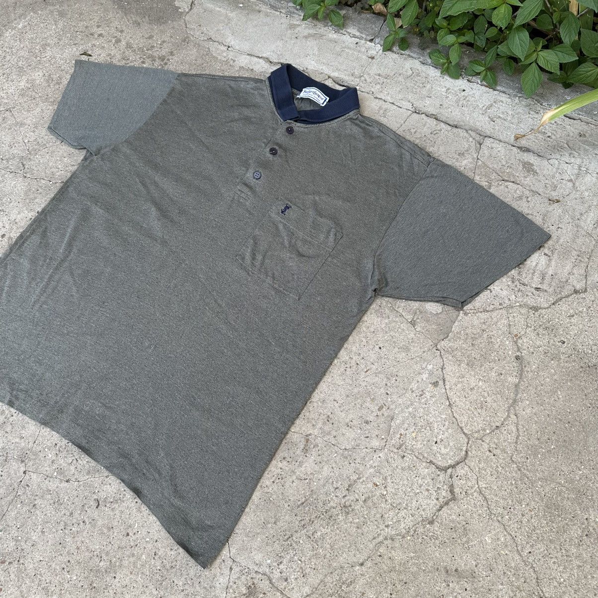 Yves Saint Laurent Yves Saint Laurent vintage 90 textured polo shirt small logo Size US L / EU 52-54 / 3 - 2 Thumbnail