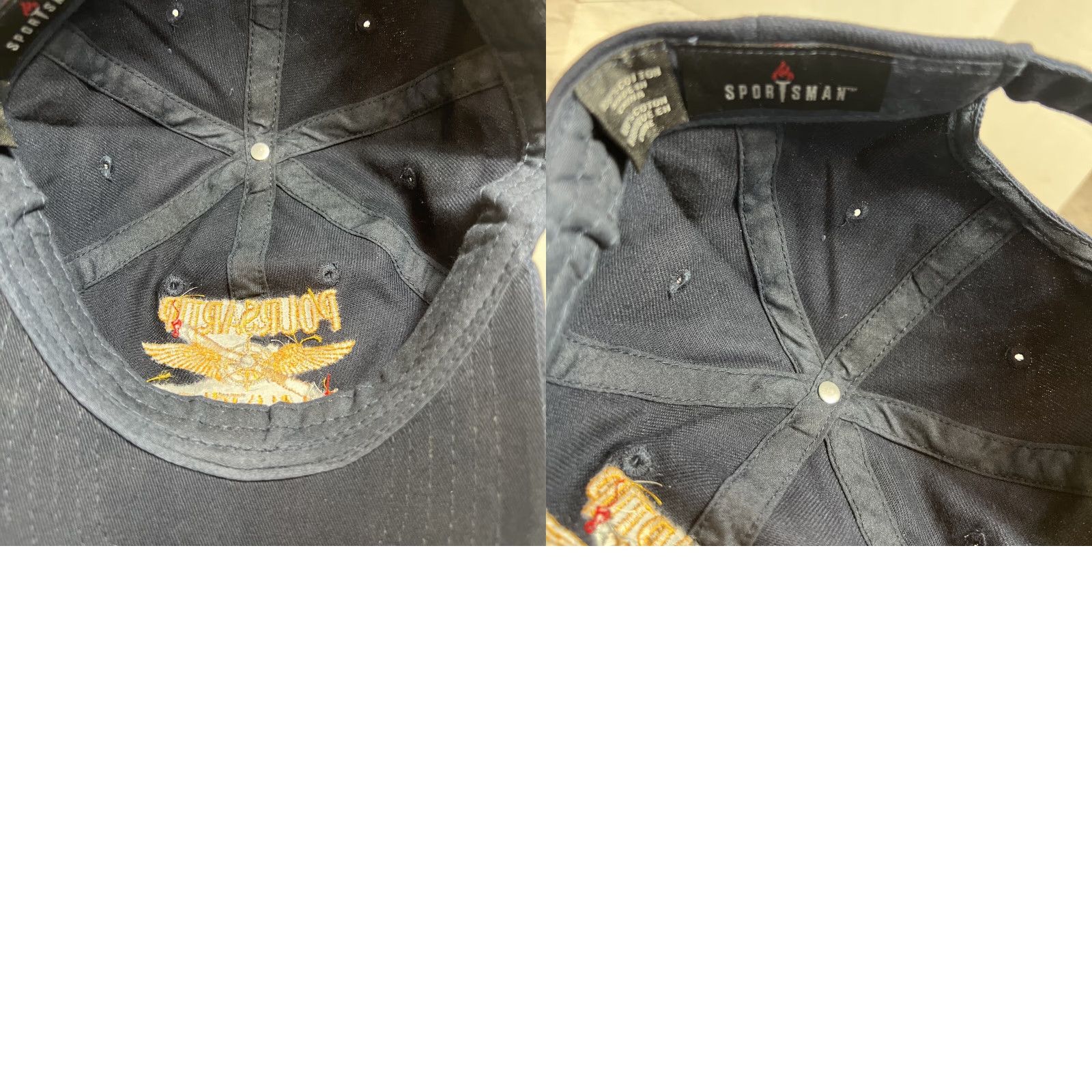 Vintage Aviation Hat Adjustable Strapback Baseball Cap Men One Size Blue Cotton Sportsman Men Adjustable Aviation Theme Cap Size ONE SIZE - 8 Thumbnail