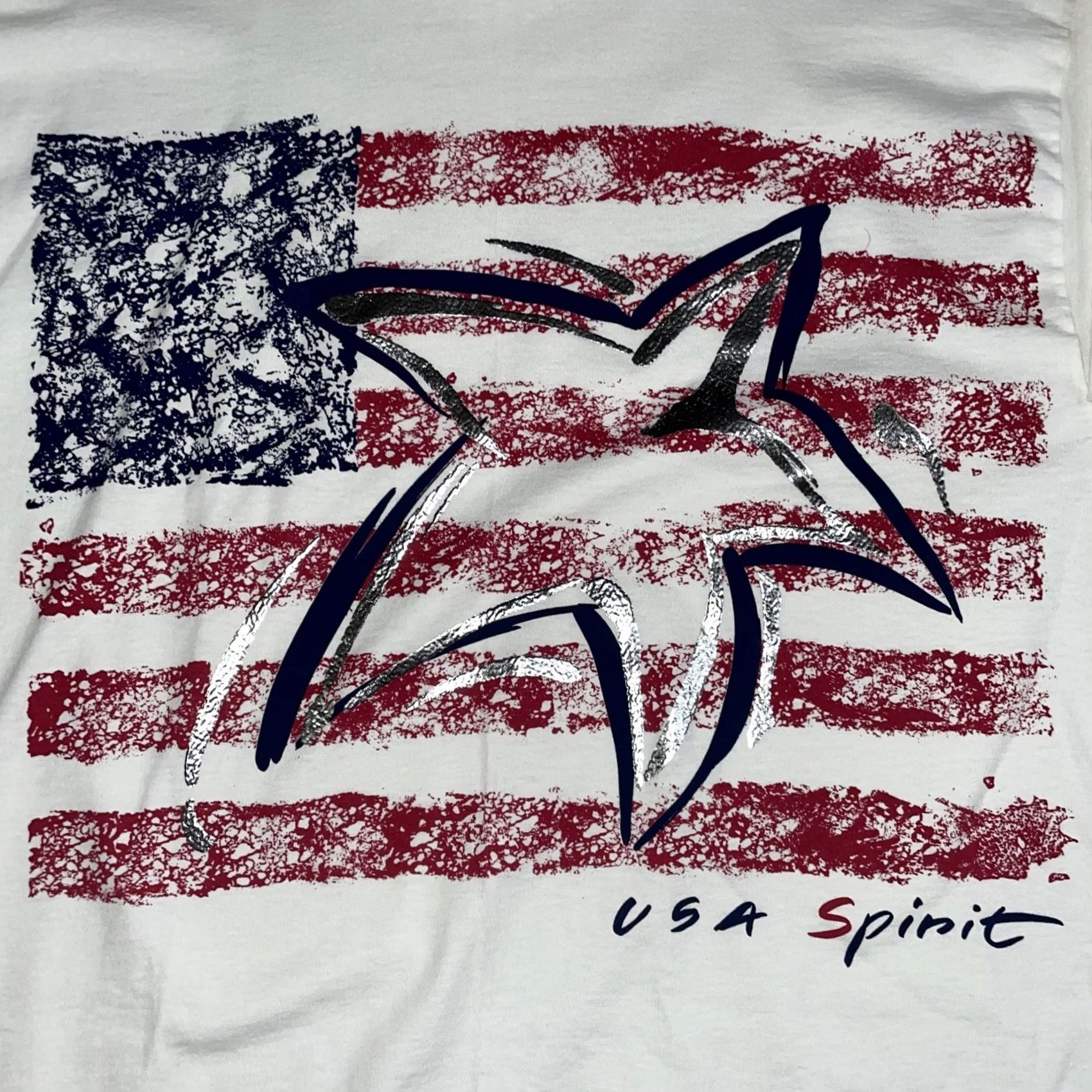 Vintage VINTAGE Single Stitch Body Details USA Shirt Mens L White T-Shirt Size US L / EU 52-54 / 3 - 2 Thumbnail