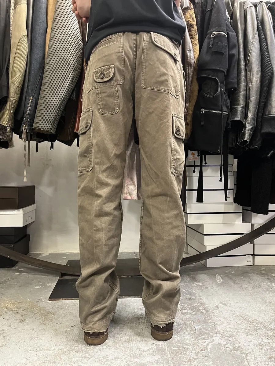 SS2008 Dolce & Gabbana Brown Faded Multi Pockets Pants