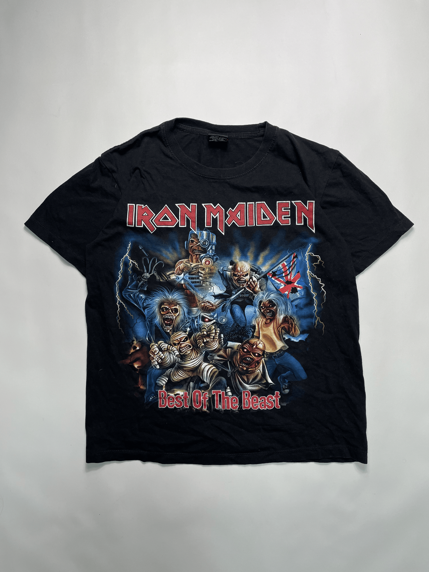 Band Tees RARE OG VTG 96 IRON MAIDEN BEST OF THE BEAST TEE Size US M / EU 48-50 / 2 - 1 Thumbnail