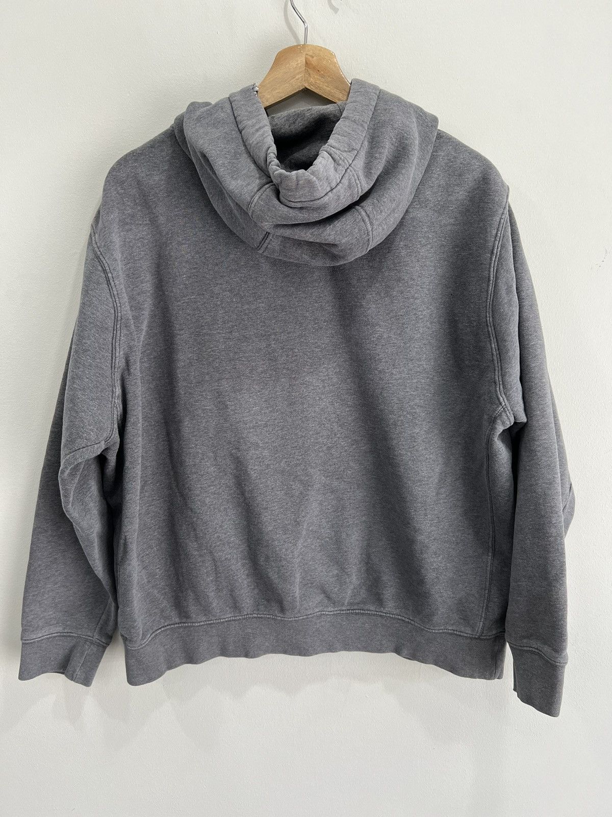 Vintage Vintage Y2K Nike Hoodie Swoosh Check thrashed Size US L / EU 52-54 / 3 - 3 Thumbnail