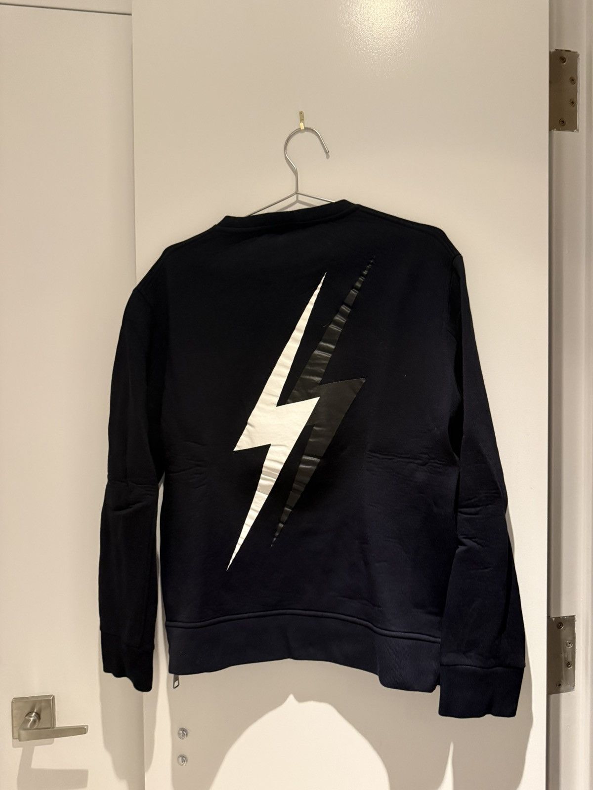 Neil Barrett Neil Barret Lightning Bolt Crew Size US M / EU 48-50 / 2 - 9 Thumbnail
