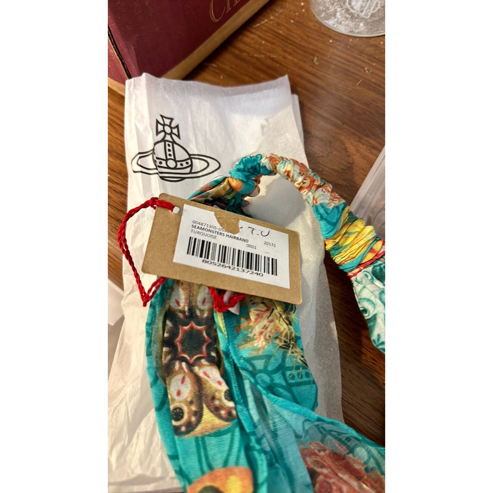 Vivienne Westwood Vivienne Westwood floral headband Turquoise Size ONE SIZE - 2 Thumbnail
