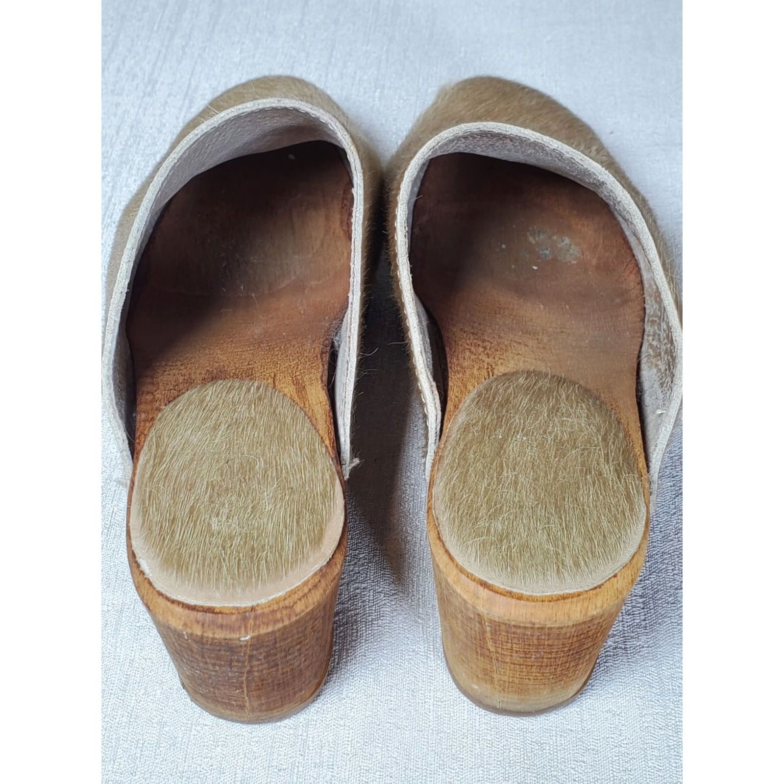Vintage Open Back Wood Clogs Womens US 6 Size US 6 / IT 36 - 7 Thumbnail