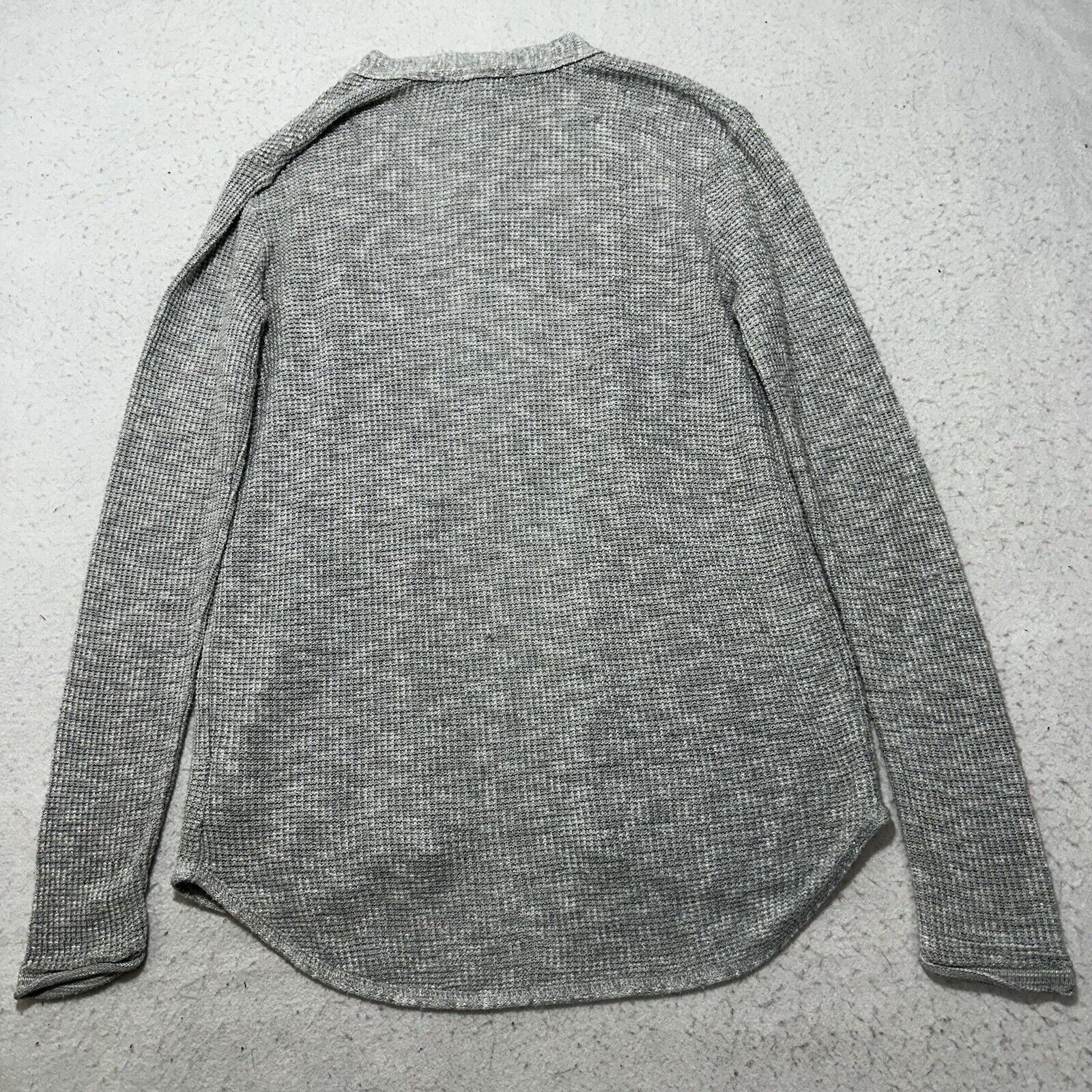 American Eagle Outfitters American Eagle XXS Open Front Waffle Cardigan Sweater Gray Size XXS / US 00 / IT 34 - 10 Thumbnail
