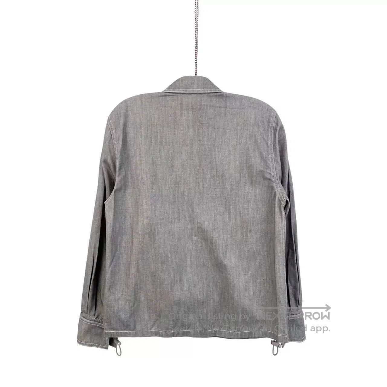 Fendi fendi cotton logo denim shirt in gray. Size US M / EU 48-50 / 2 - 2 Thumbnail