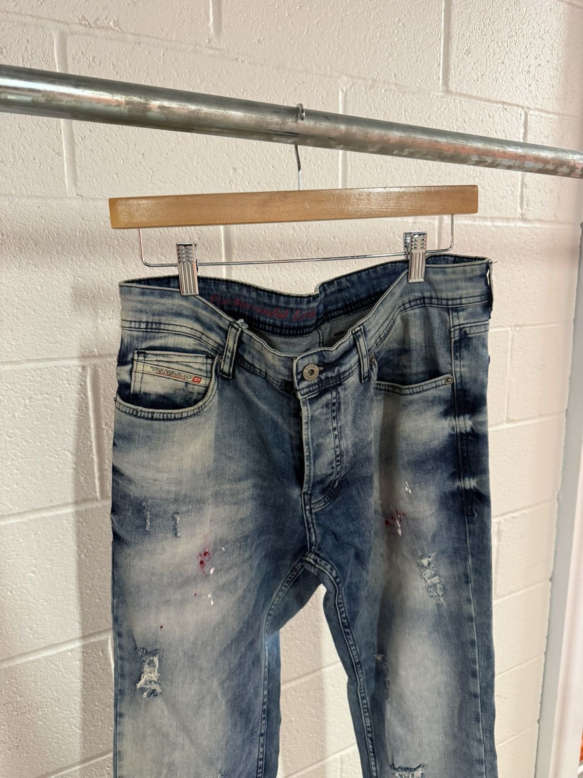 Diesel Diesel straight leg/skinny denim jeans Size US 32 / EU 48 - 2 Thumbnail