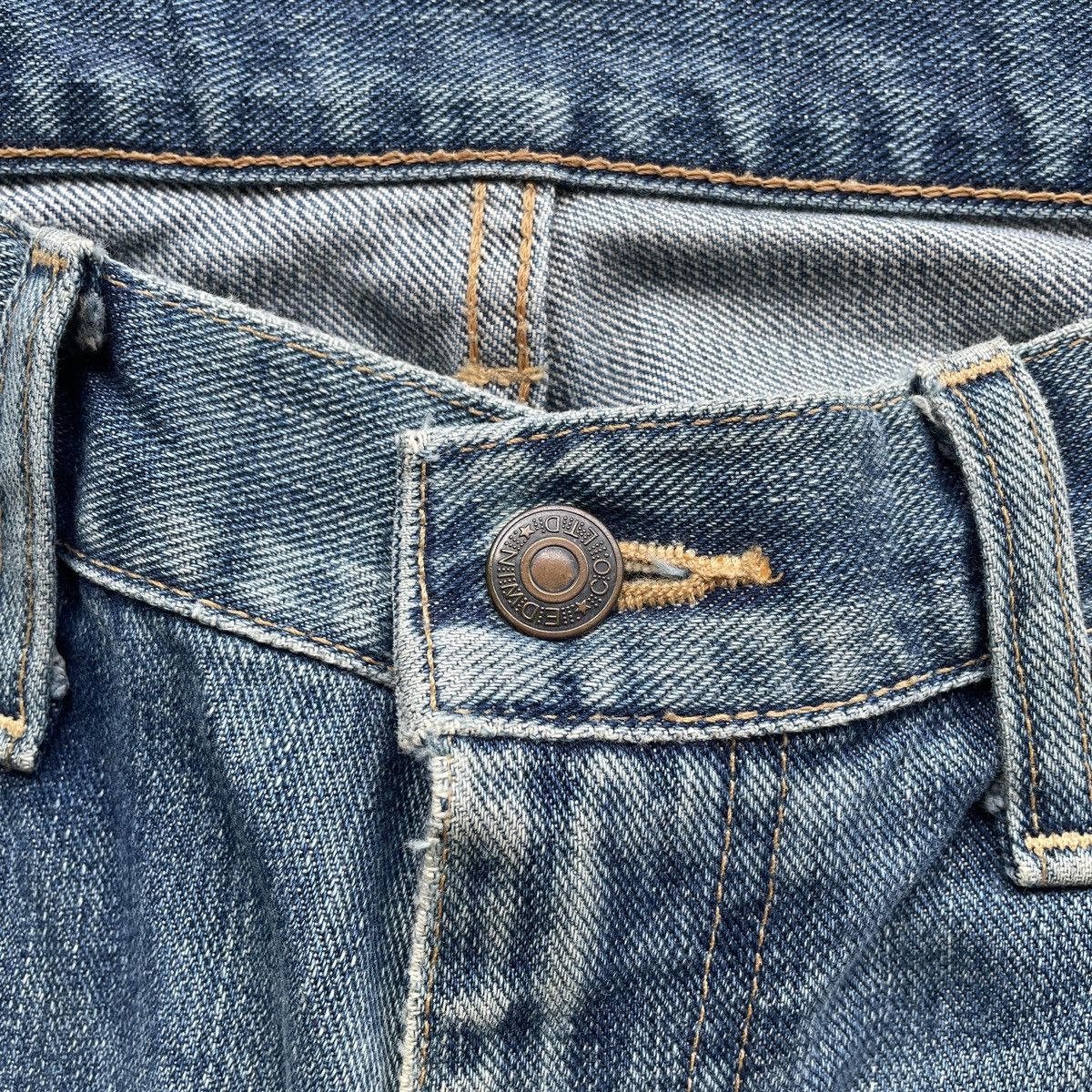 Edwin Vintage Edwin Faded Jeans Distressed Denim Pants W29 Size US 29 - 6 Thumbnail
