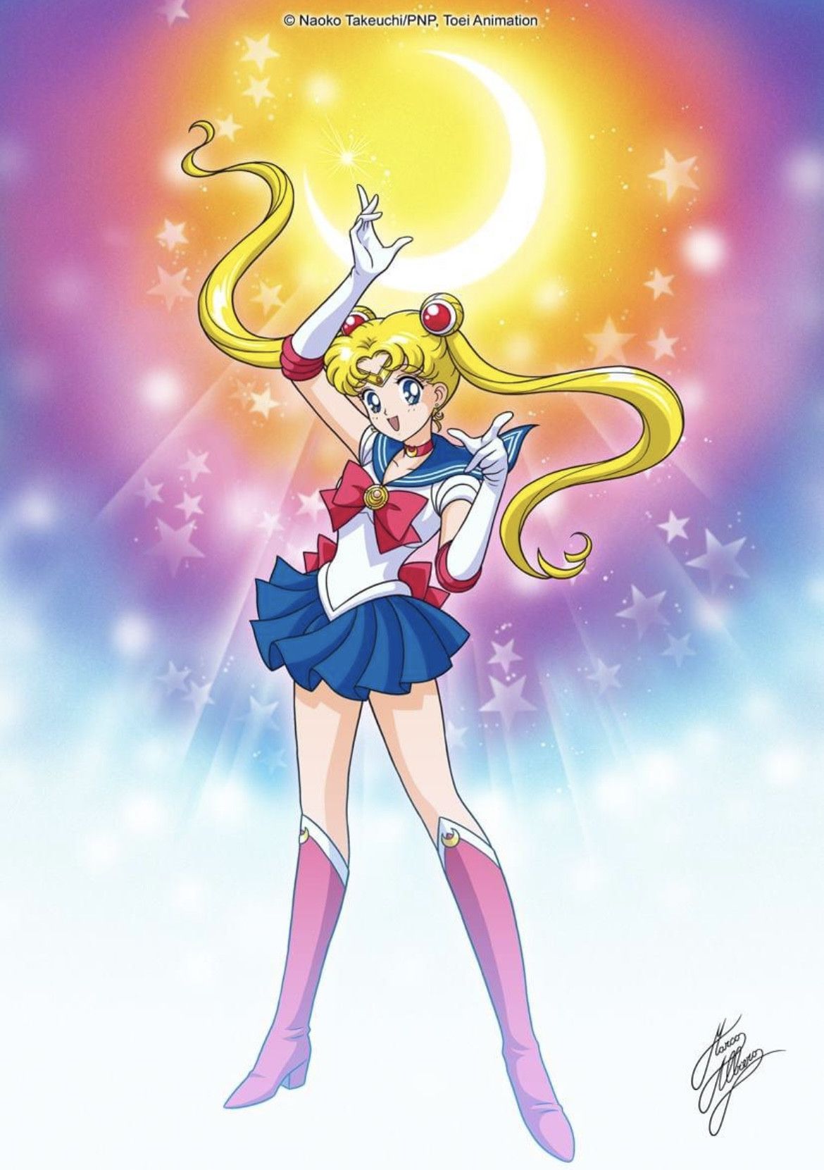 Anime SAILORMOON ©Naoko Takeuchi/PNP, Toei Animation Tie Dye Shirt Size S / US 4 / IT 40 - 8 Thumbnail