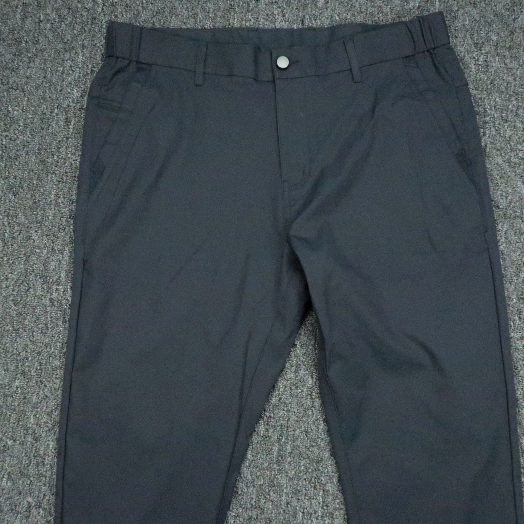 Vintage Jack Archer Pants Mens 33x28 Deep Blue Chino Travel Straight Jetsetter Trouser Size US 33 - 2 Thumbnail