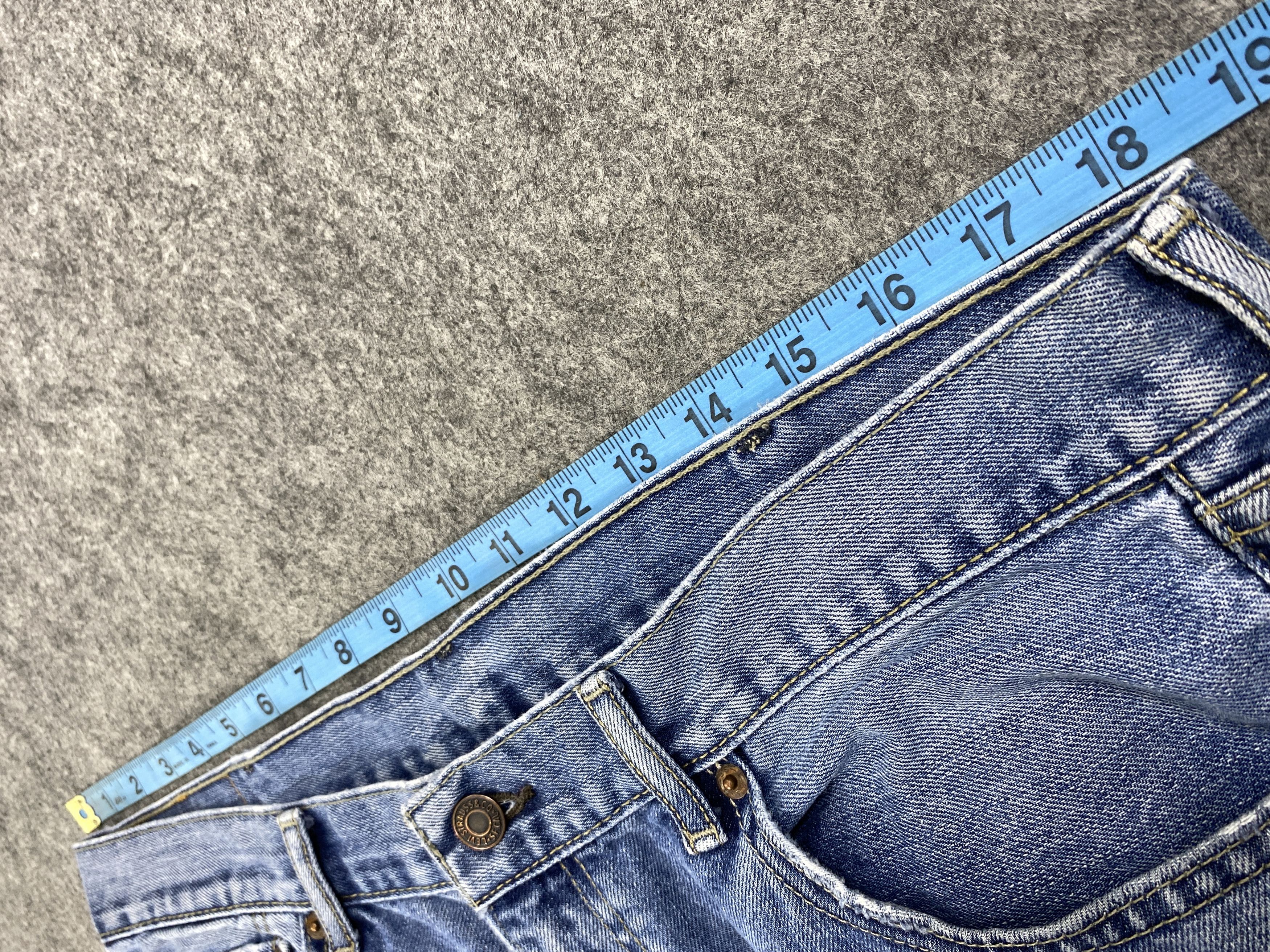Levi's Distressed Blue Levi's 505 Jeans 37x33 Denim -SJ089 Size US 37 - 5 Thumbnail