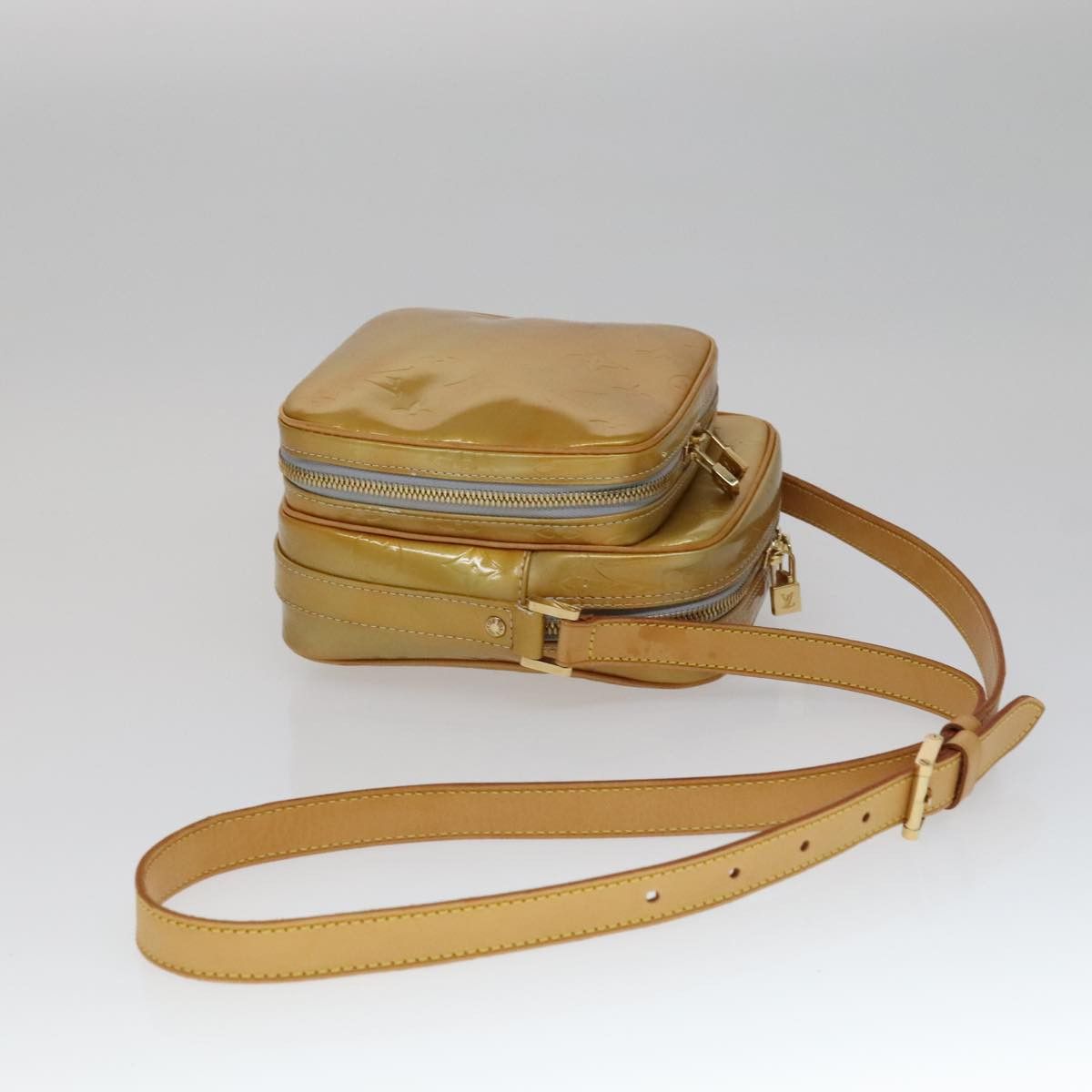Louis Vuitton LOUIS VUITTON Monogram Vernis Wooster Shoulder Bag Gris Size ONE SIZE - 7 Thumbnail