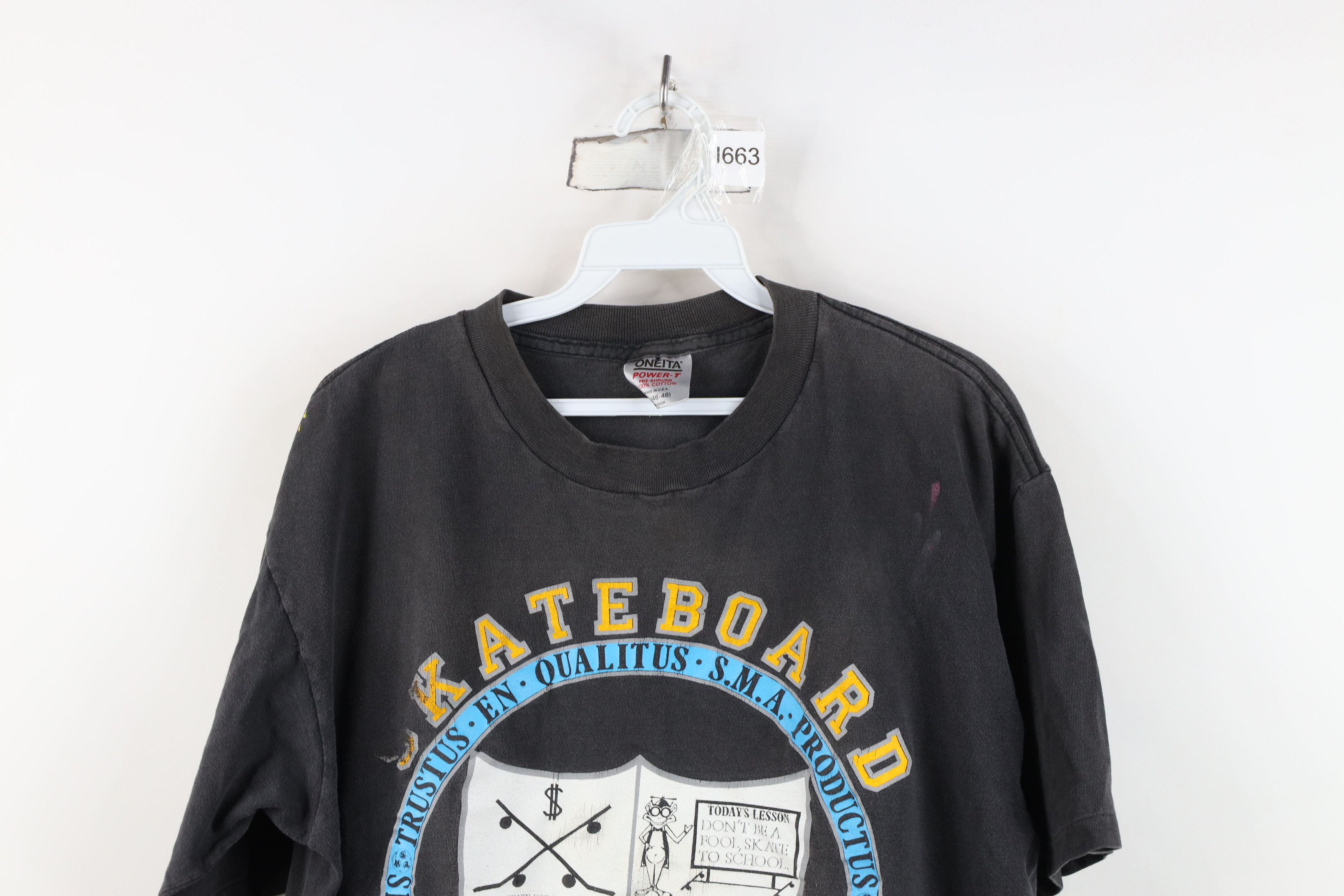 Vintage Vintage 80s 90s Santa Monica Airlines Skateboarding T-Shirt Size US XL / EU 56 / 4 - 2 Thumbnail