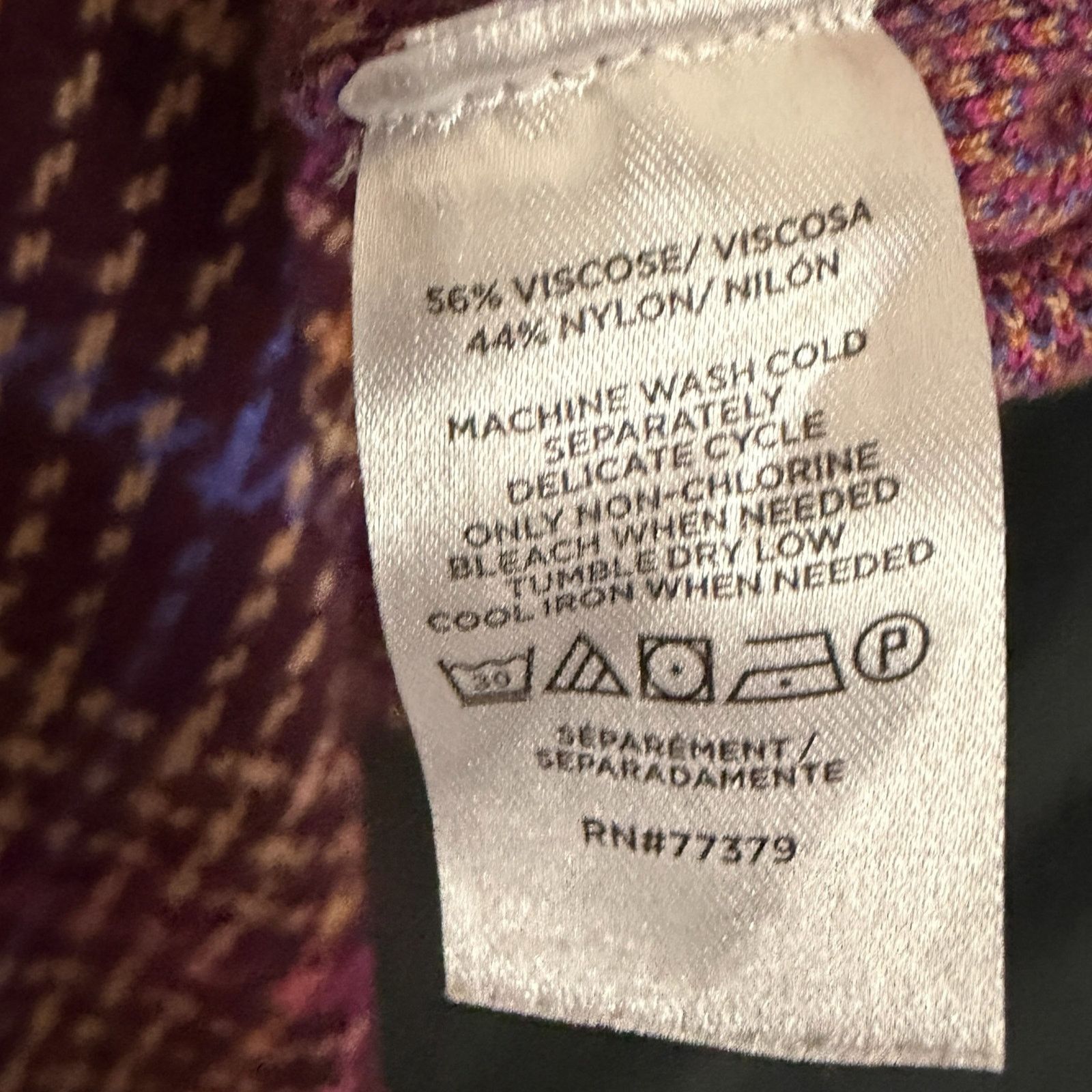 Ann Taylor Ann Taylor Women's Medium Purple Plaid Stretch Pencil Skirt Size 31" - 6 Thumbnail