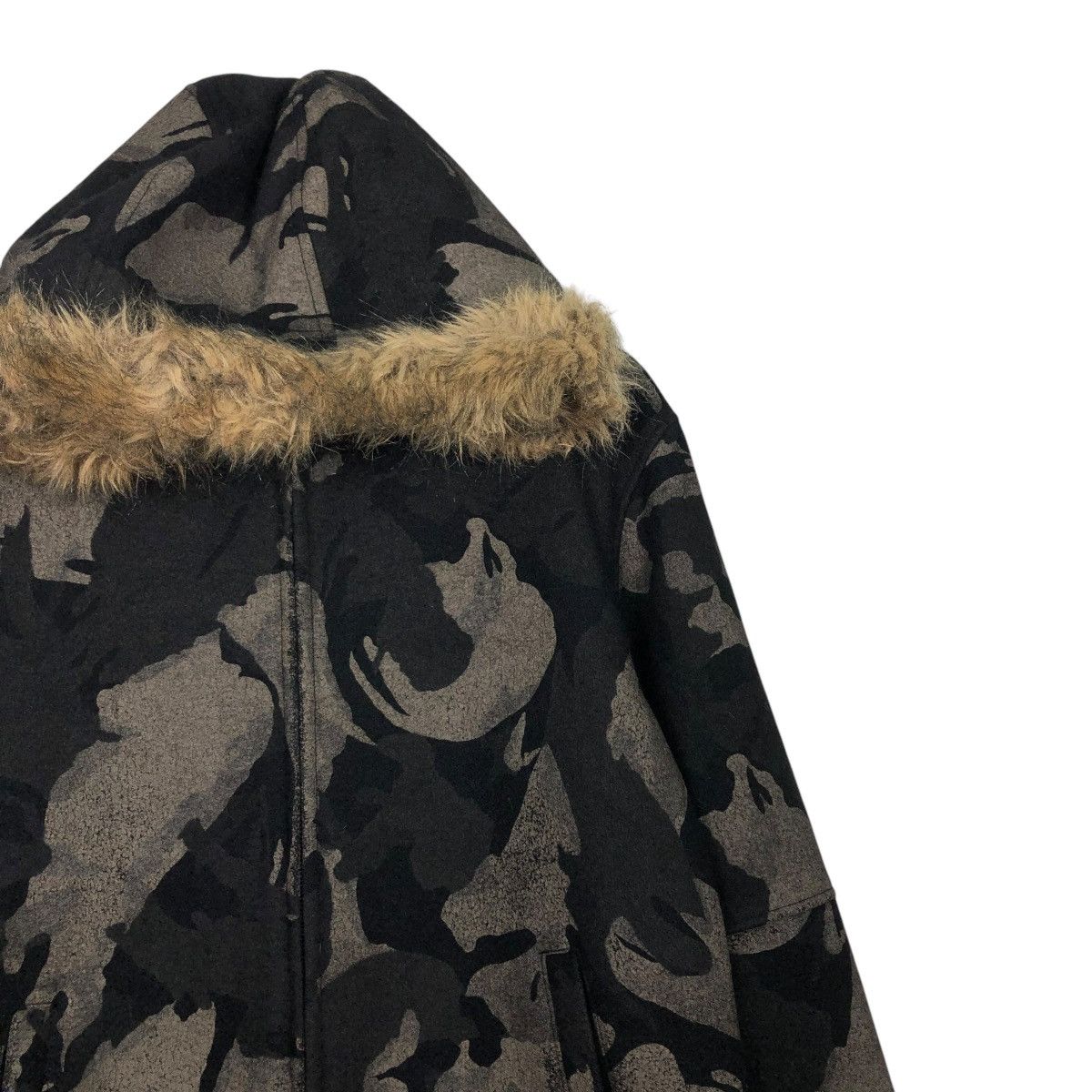 Vintage 🔥VINTAGE BOMBER JACKET VILLE D’ESPOIR CAMOUFLAGE MINK FUR Size US L / EU 52-54 / 3 - 8 Thumbnail