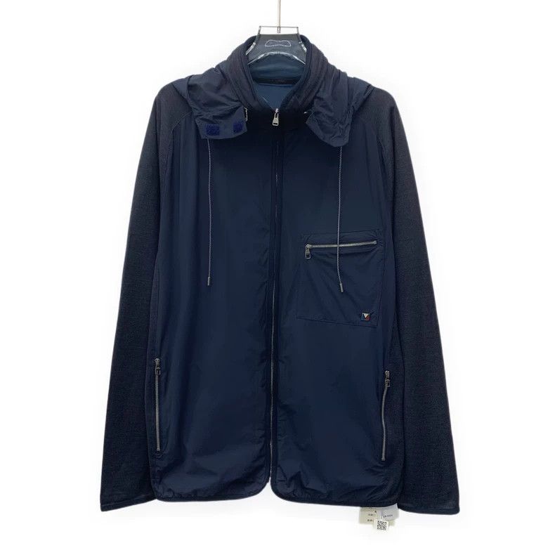 Louis Vuitton Louis Vuitton Blue Patchwork Zipper Jacket Size US L / EU 52-54 / 3 - 1 Thumbnail
